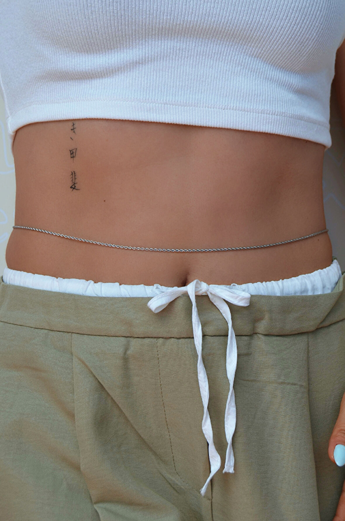 Burgu Model Suya Dayanıklı Çelik Bel Zinciri