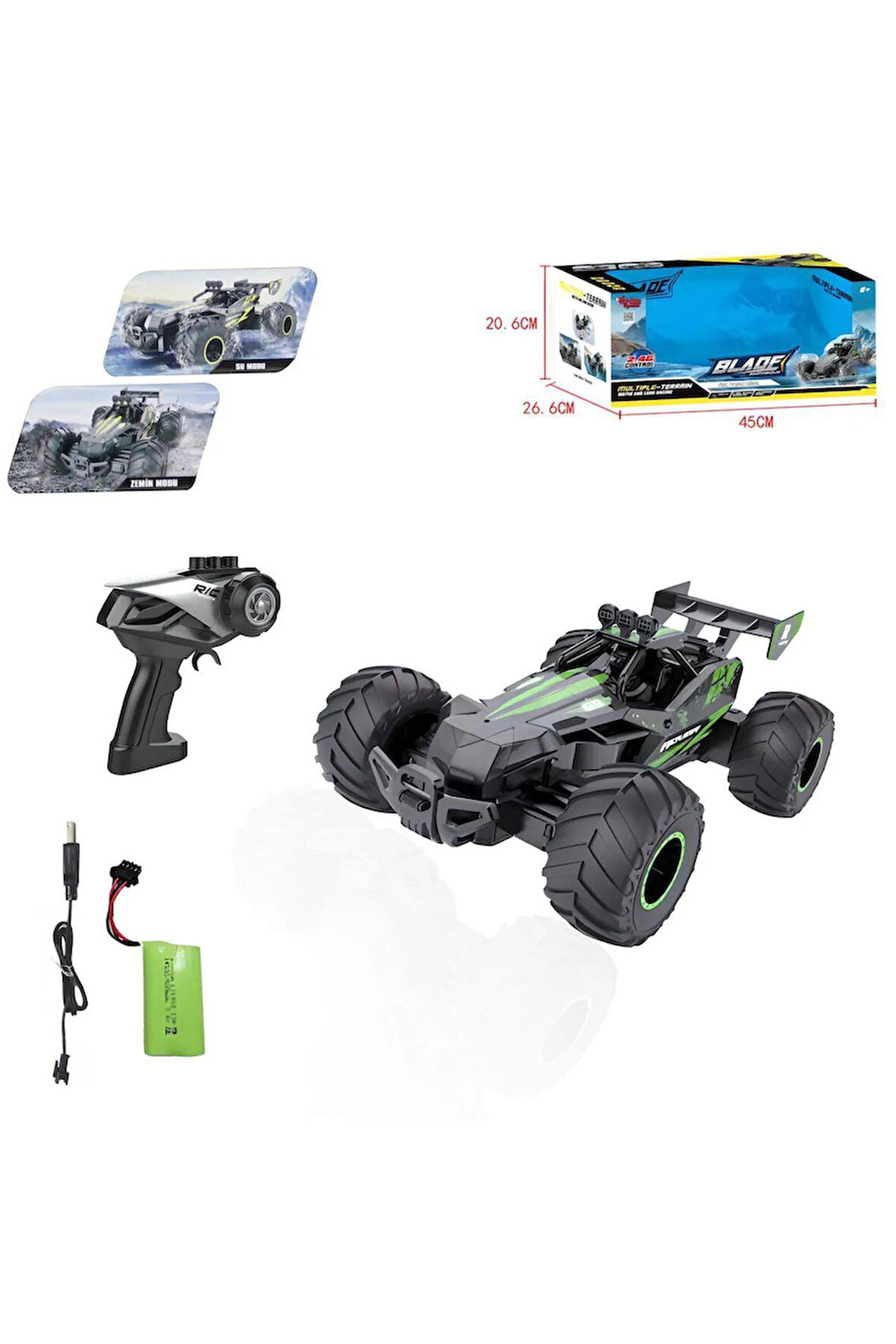 Seçtim Aldım Kumandalı Blade Gösteri Arabası 666-815 F/f R/c 2.4ghz Şarjlı 6