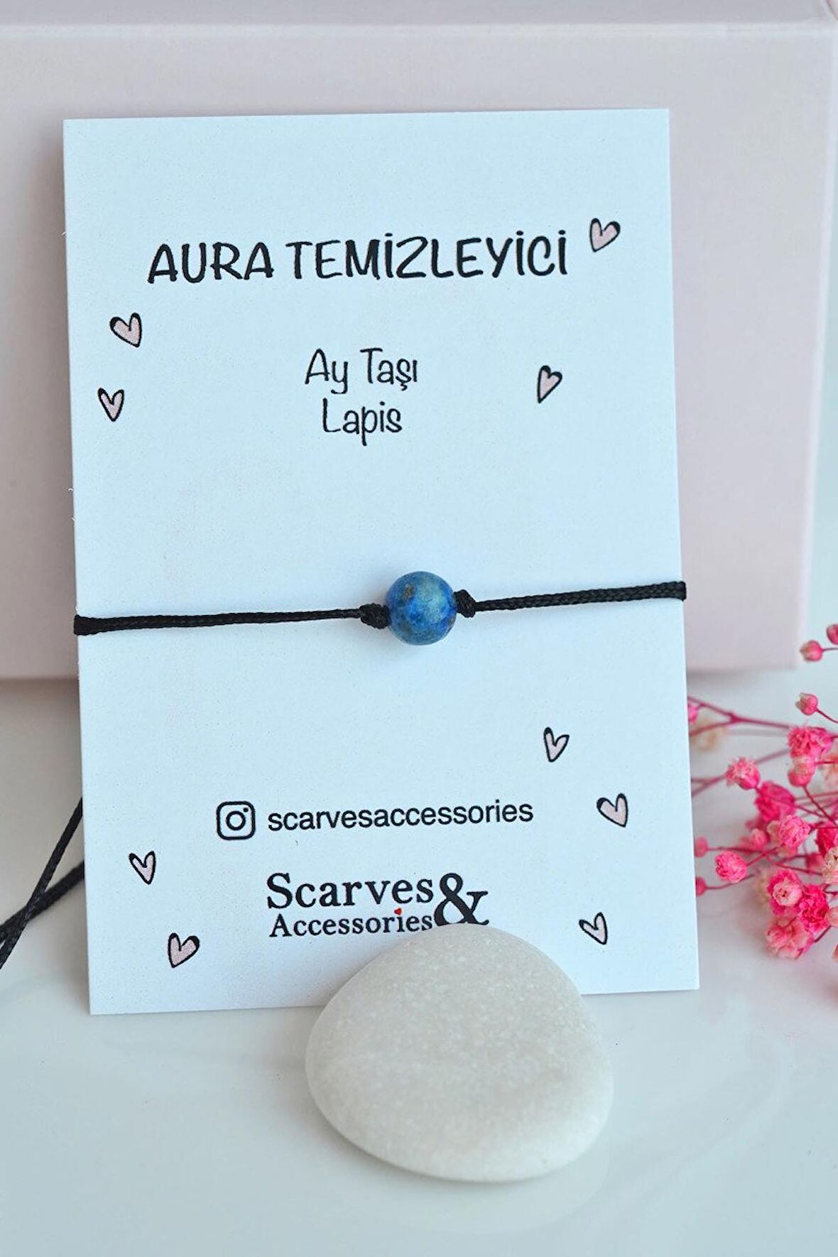 Doğaltaş Aura Temizleyici Bileklik Lapis