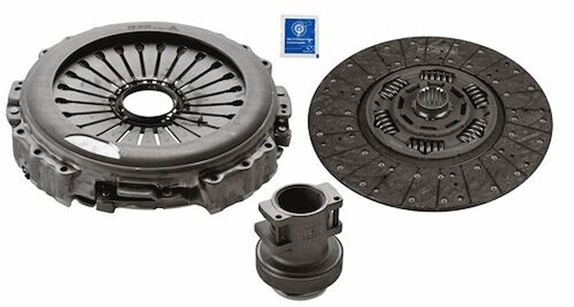 Sachs 3400700533 Debriyaj Seti (Baskı Disk Rulman) 430mm Mercedes Actros MP4-Mp5 1833-1842 Arocs 3342-4142 Antos (Om471) Euro 5 282504801