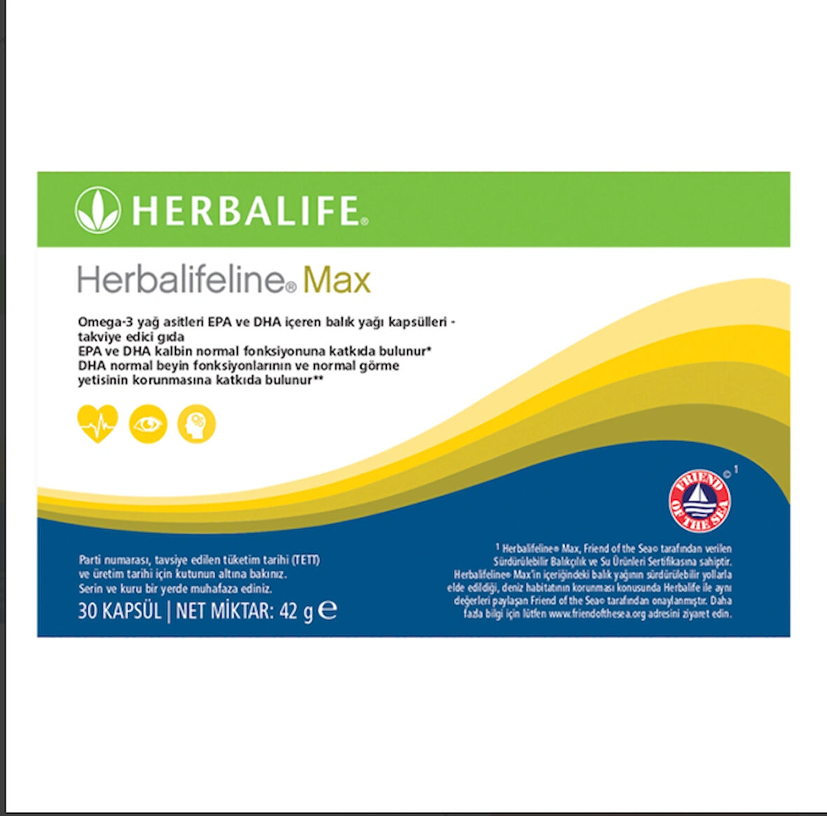 Herbalifeline Max 30 kapsül (OMEGA-3)