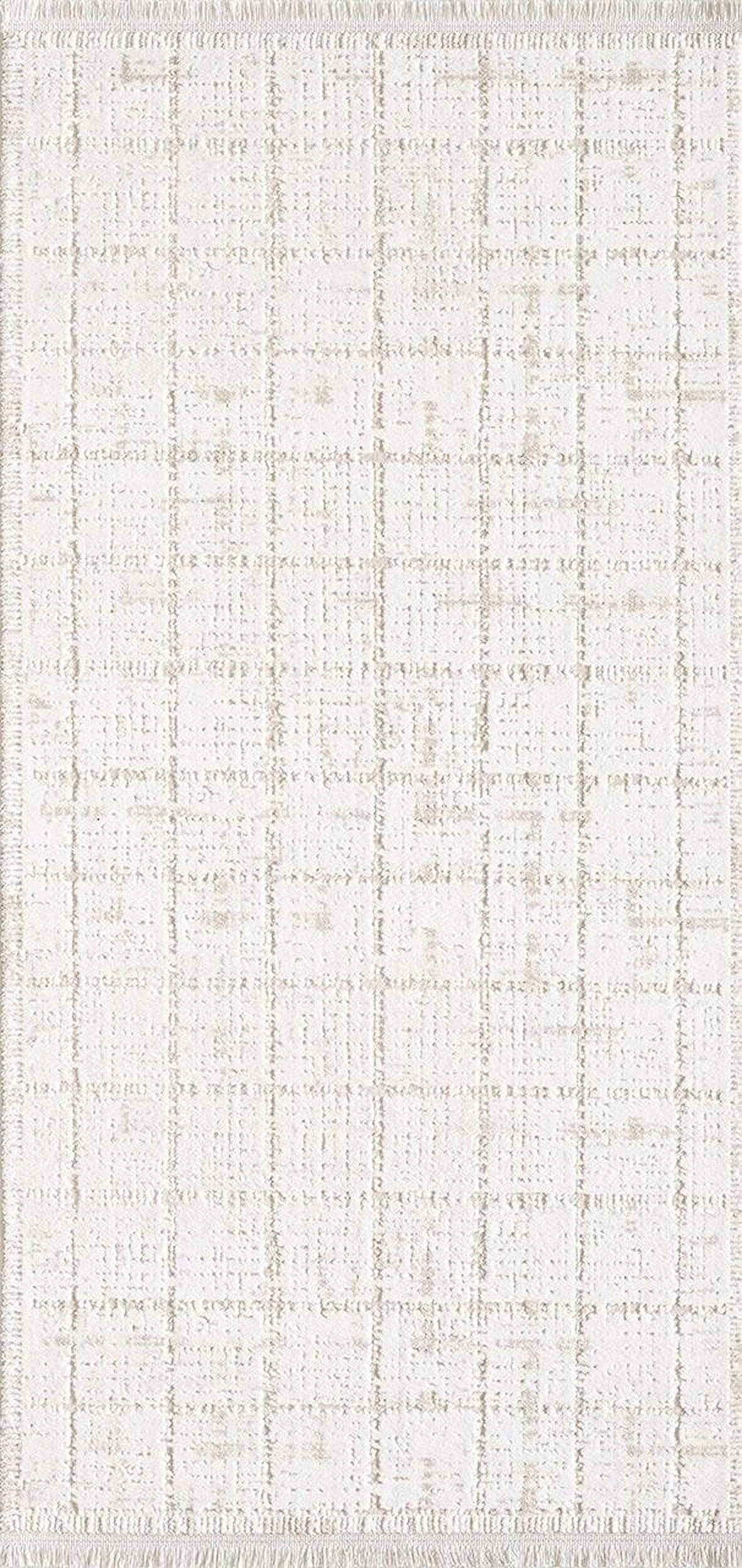Artemis Halı Samoa 02377B Krem Modern Çizgi Desen Halı
