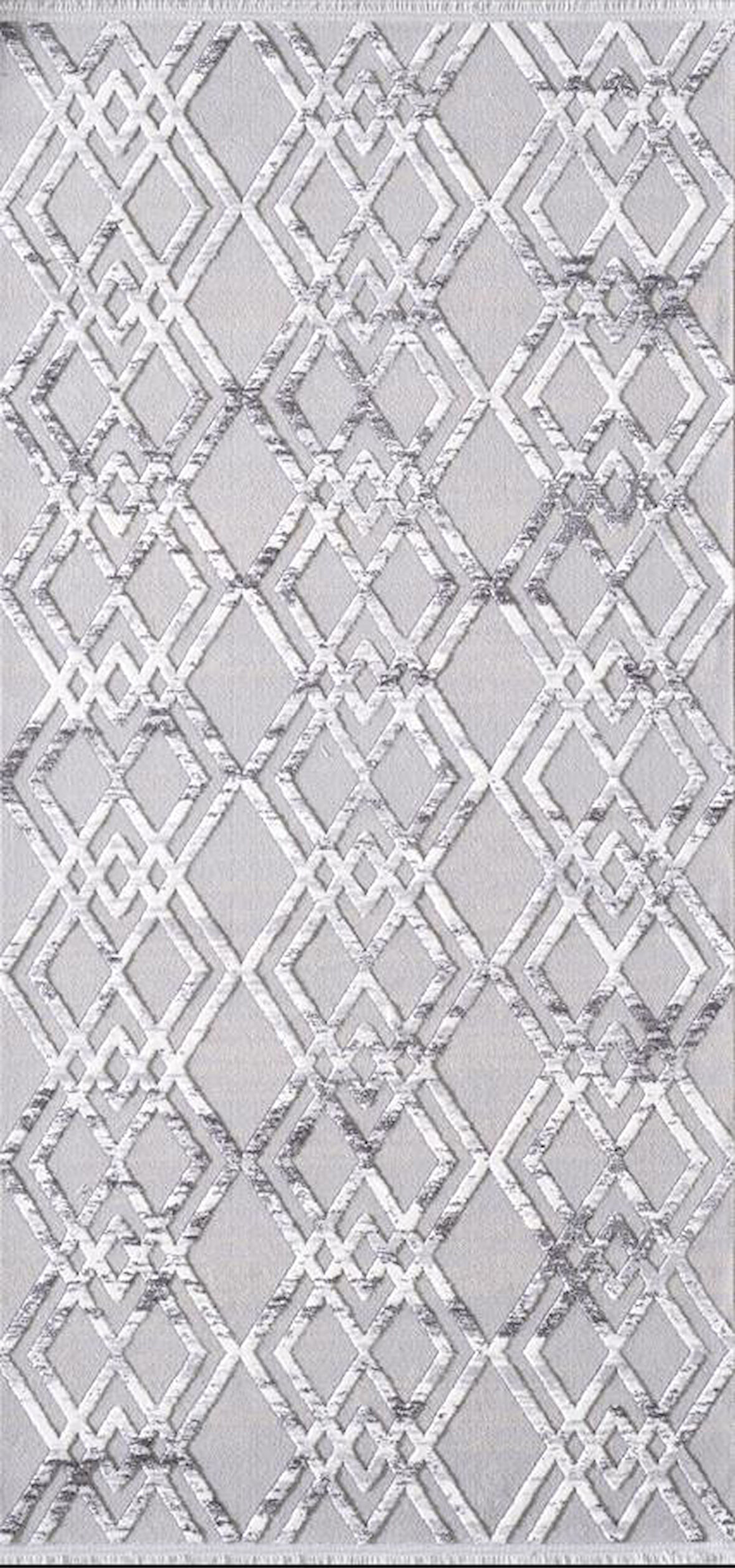 Artemis Halı Samoa 06440A Krem Gri Çizgi Desenli Halı