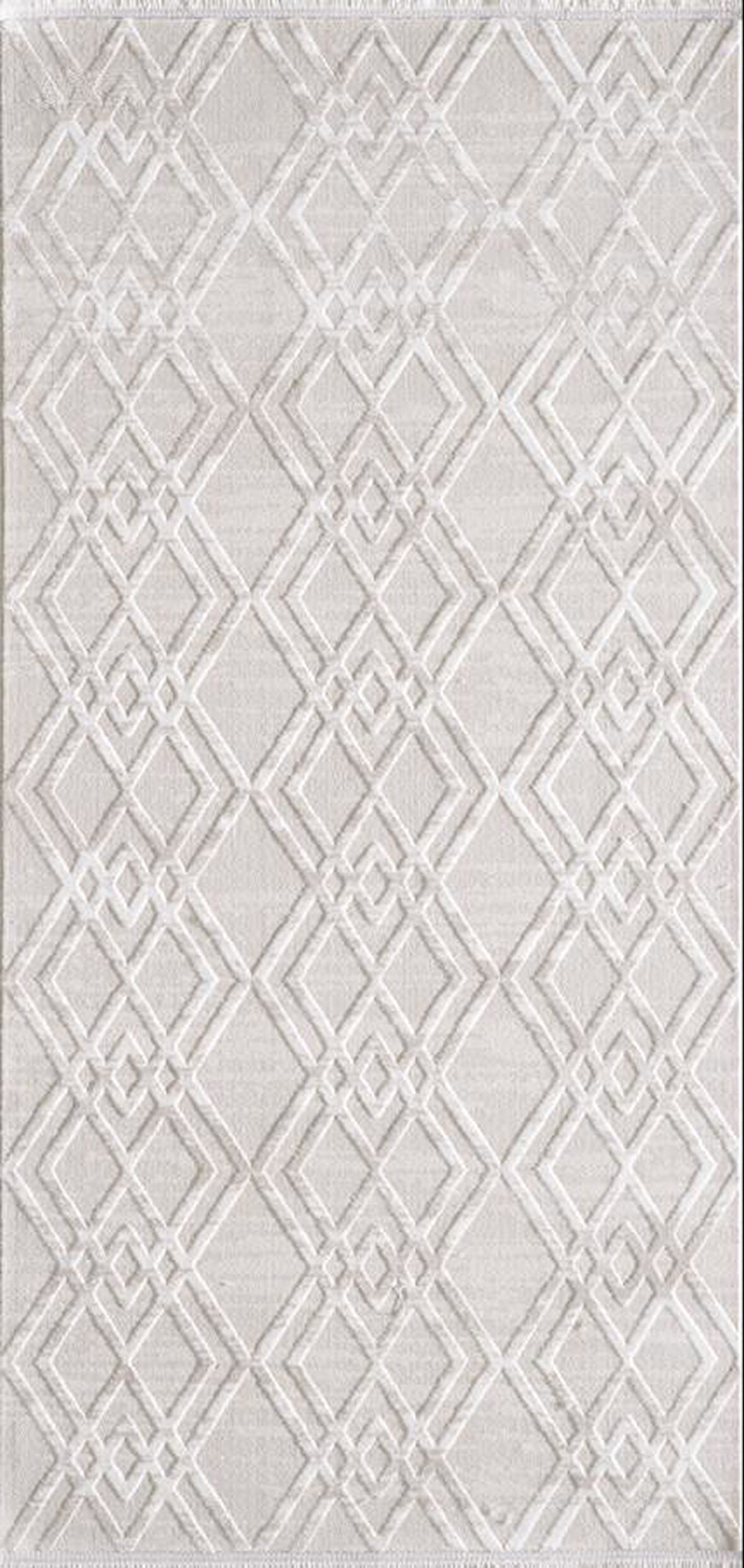 Artemis Halı Samoa 06440B Krem Bej Çizgi Desenli Halı
