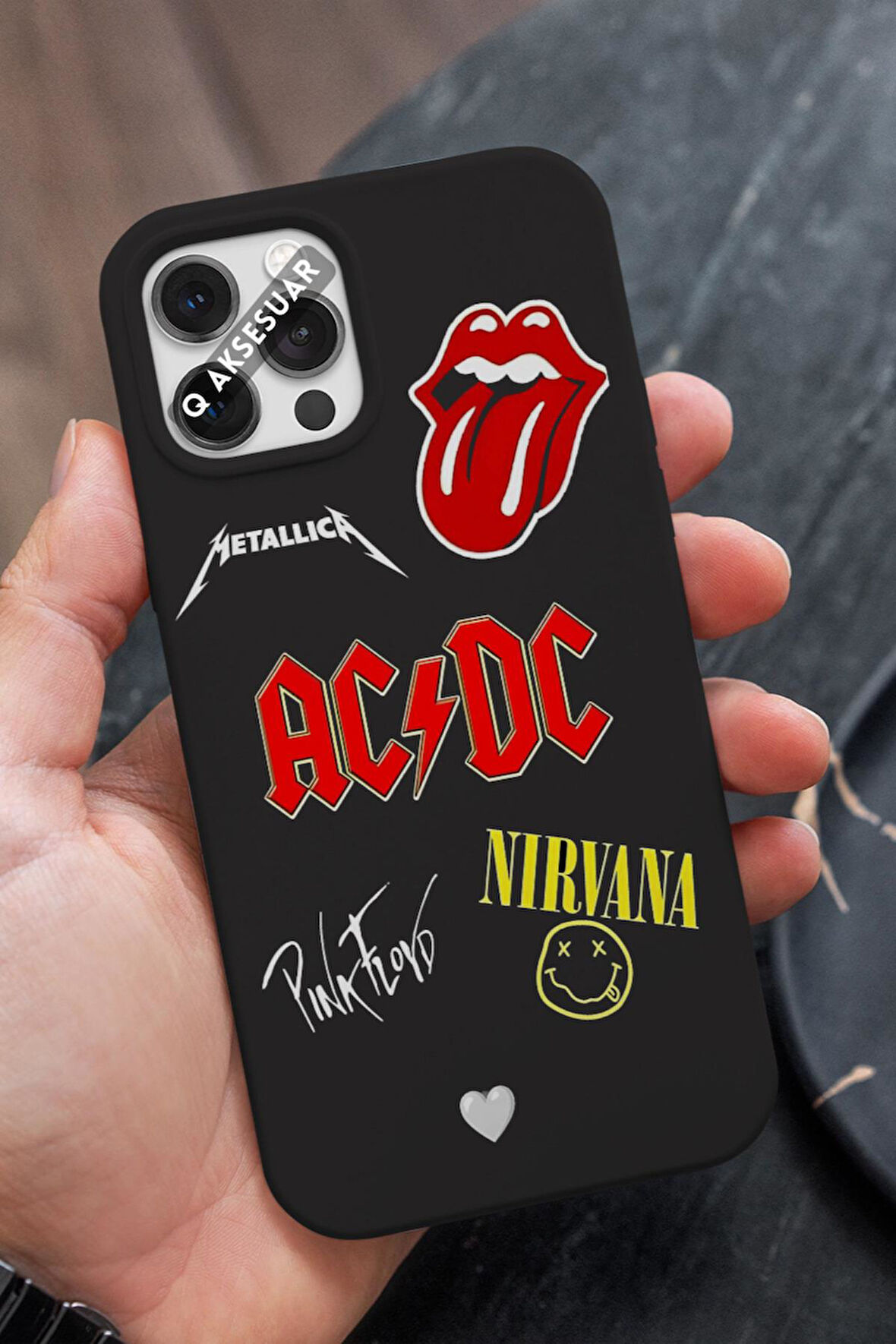 Samsung Galaxy A14 Uyumlu Metallica Tasarımlı Premium Telefon Kılıfı