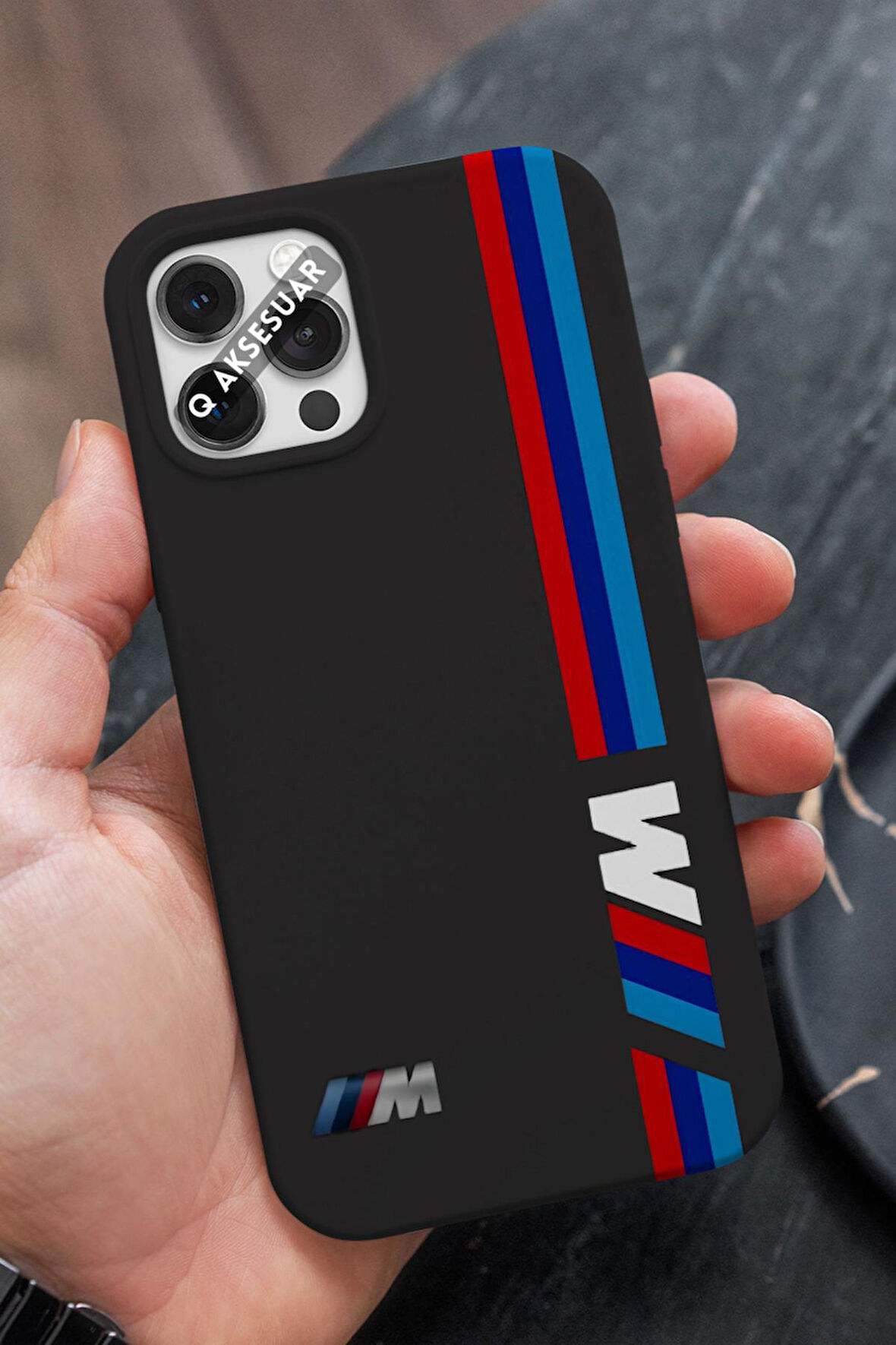 Samsung Galaxy M23 Uyumlu BMW S Tasarımlı Premium Telefon Kılıfı