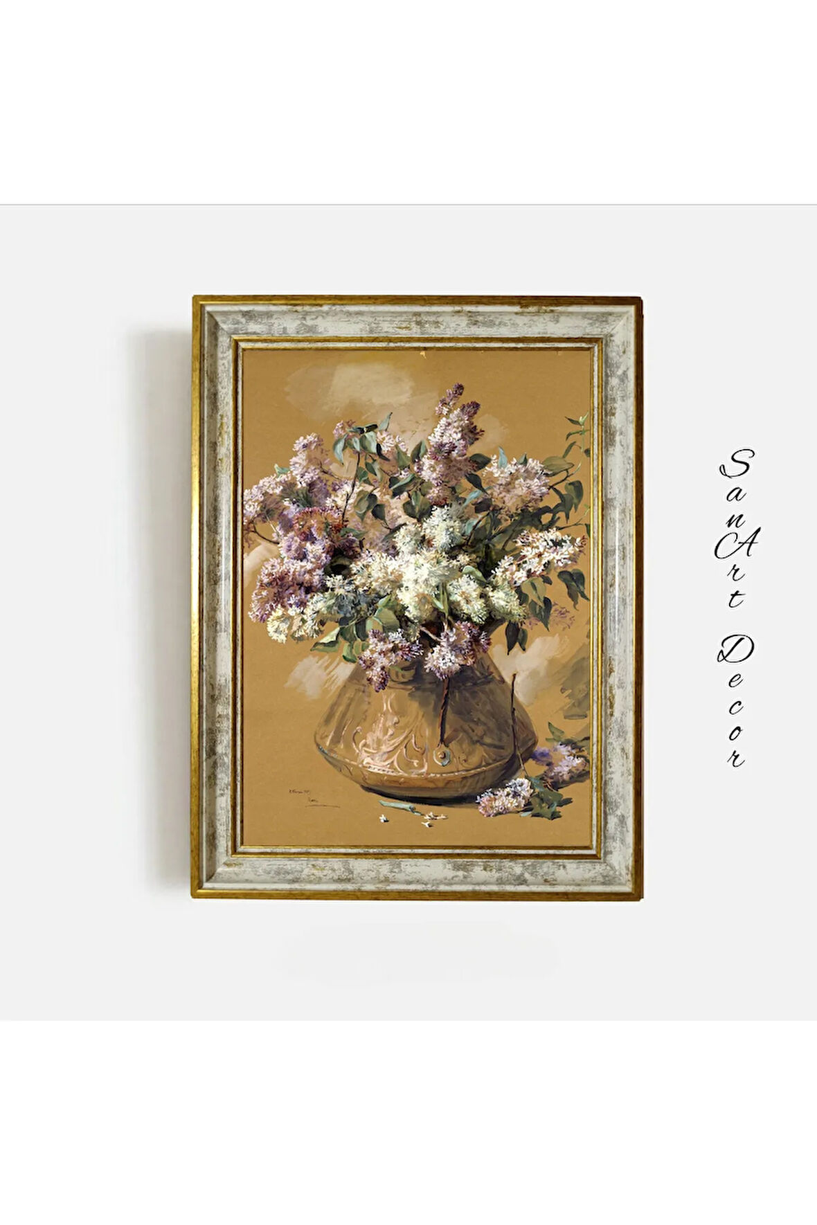Çerçeveli Vintage Tablo, Yağlı Boya Tablosu, Çerçeveli Tablo, Sanatsal Dekor, Tablo, Retro Tablo