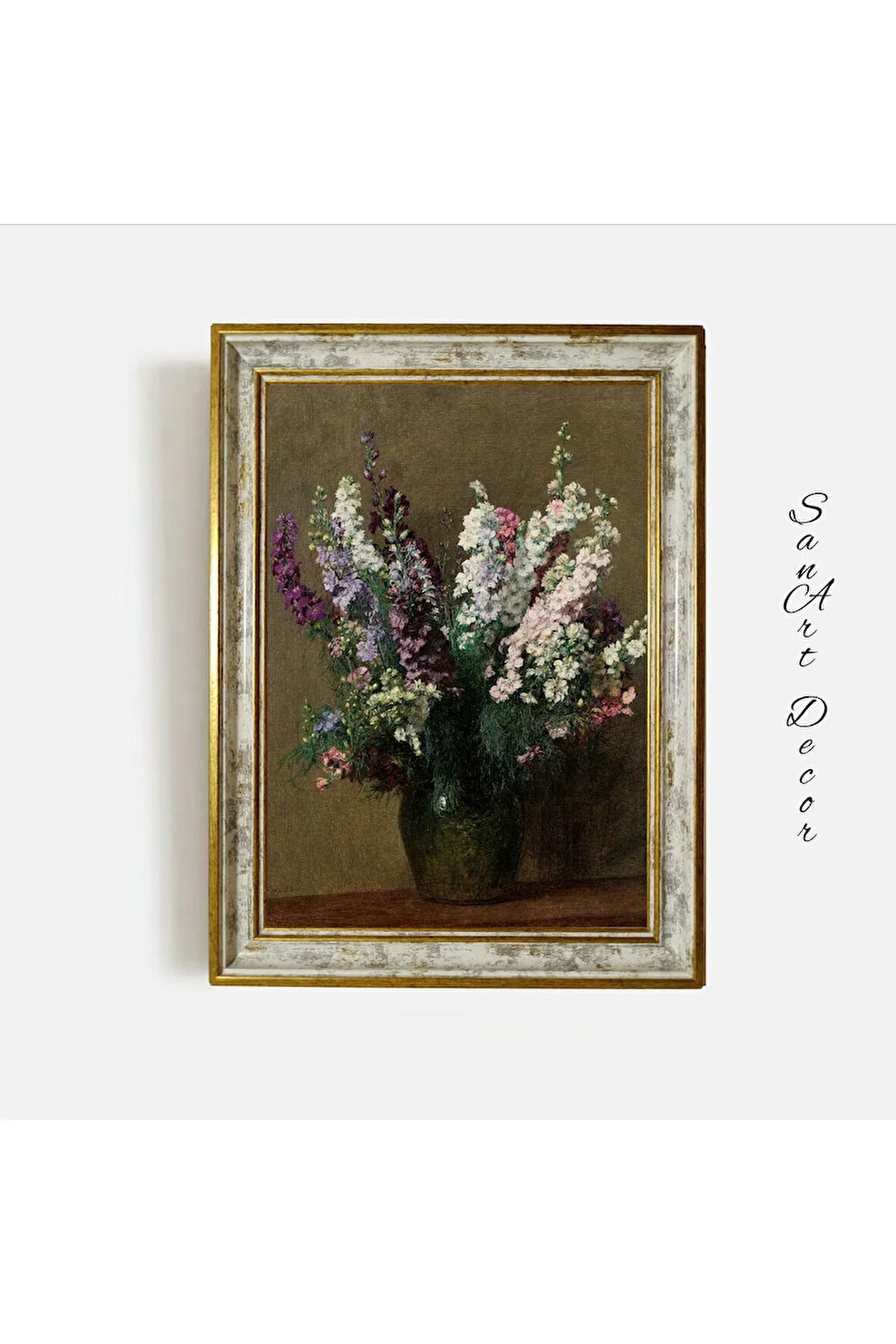 Çerçeveli Vintage Tablo, Yağlı Boya Tablosu, Çerçeveli Tablo, Sanatsal Dekor, Tablo, Retro Tablo