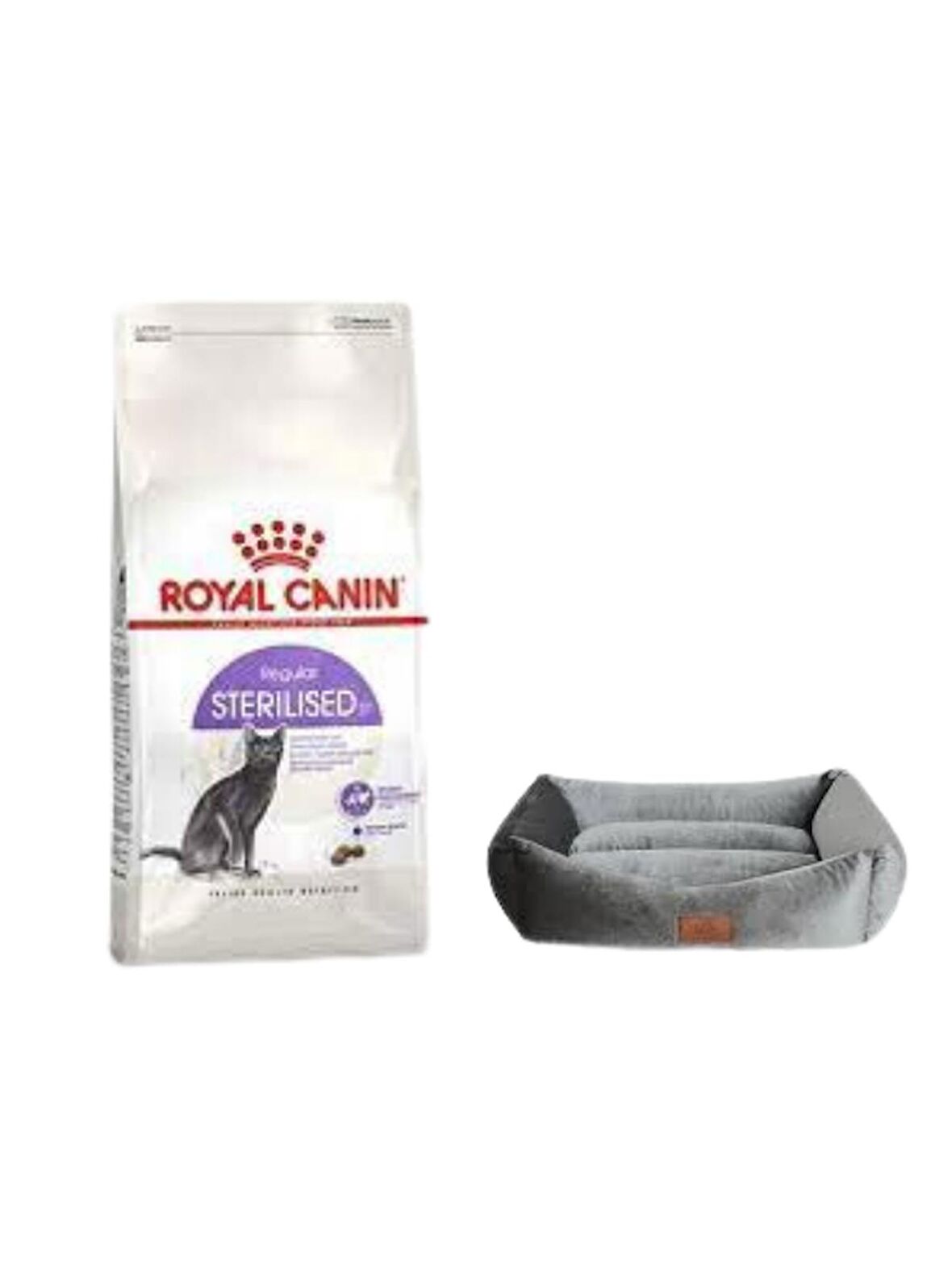 Royal Canin Sterilised 37 Kısırlaştırılmış Kuru Kedi Maması 4 Kg, Mini Small Gri Yatak