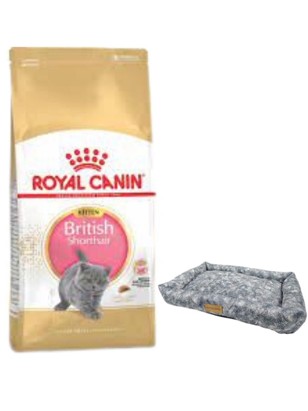 Royal Canin British Shorthair Kitten Yavru Kuru Kedi Maması  2 Kg,Mini Small Colours Yatak