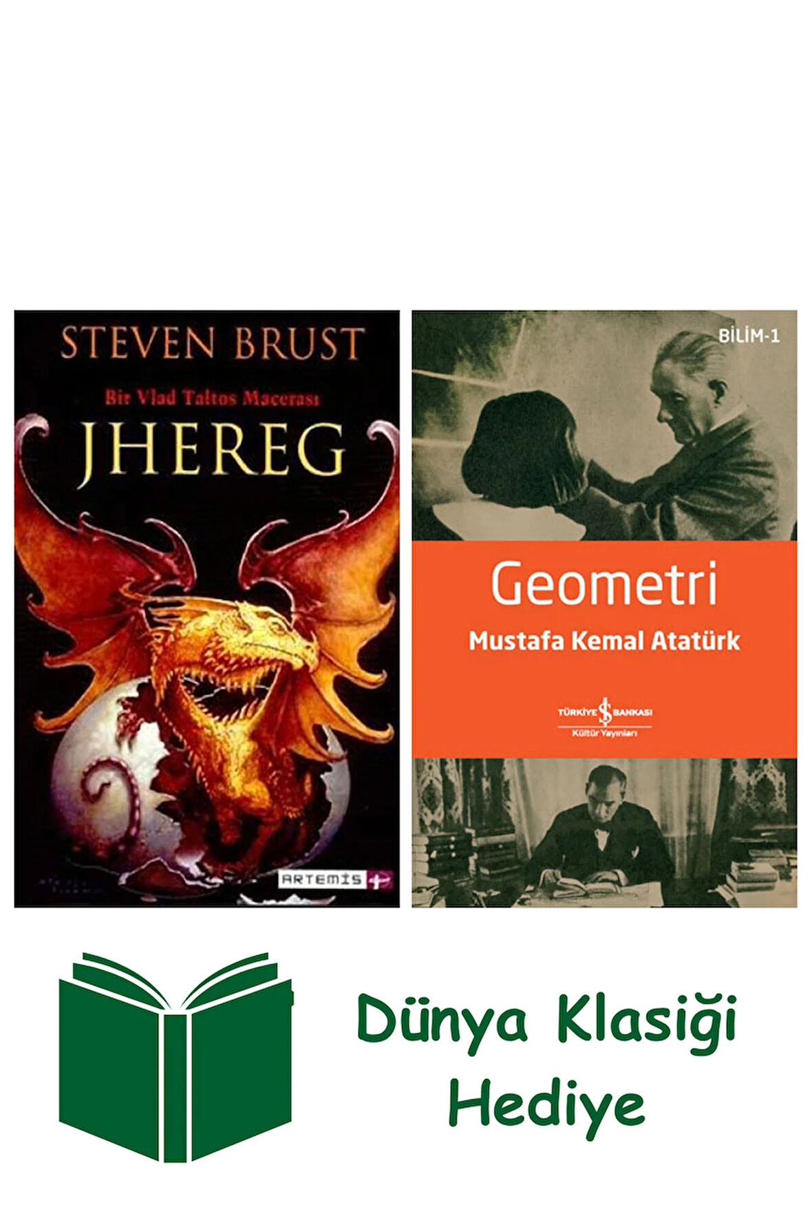 Jhereg + Geometri + Dünya Klasiği Hediye