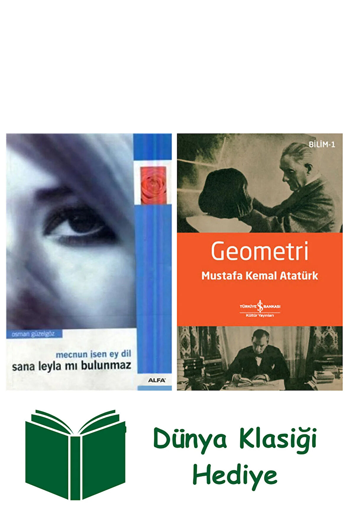 Mecnun İsen Ey Dil Sana Leylamı Bulunmaz + Geometri + Dünya Klasiği Hediye