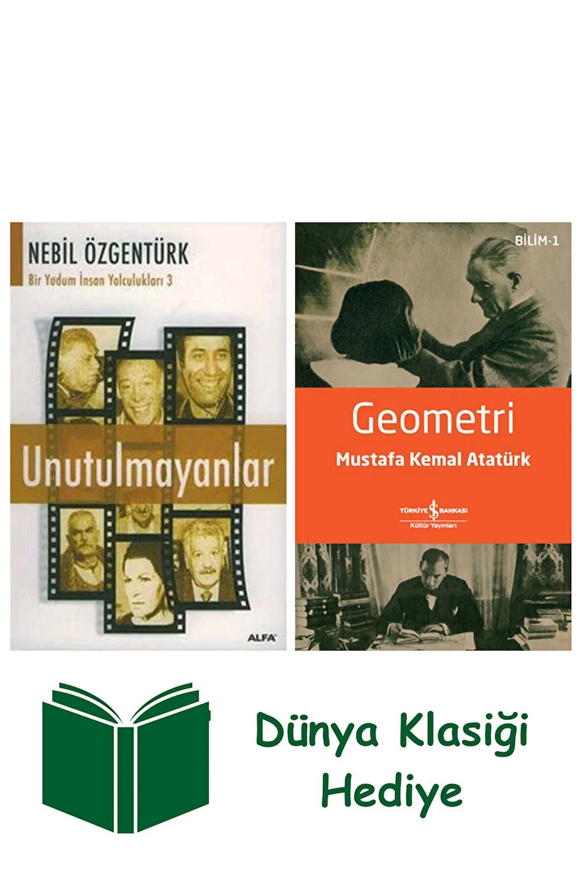 Unutulmayanlar + Geometri + Dünya Klasiği Hediye
