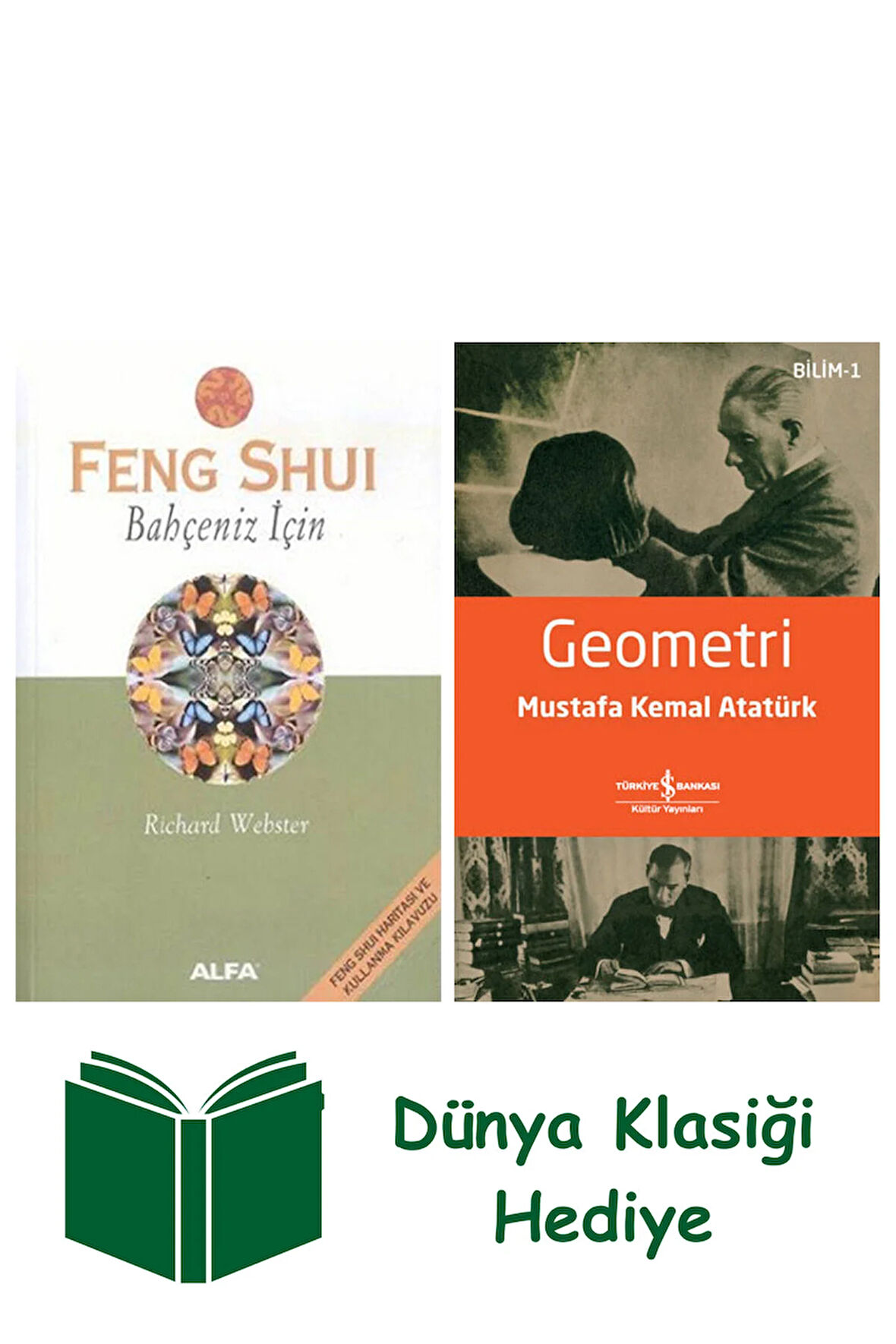 Feng Shui - Bahçeniz İçin + Geometri + Dünya Klasiği Hediye