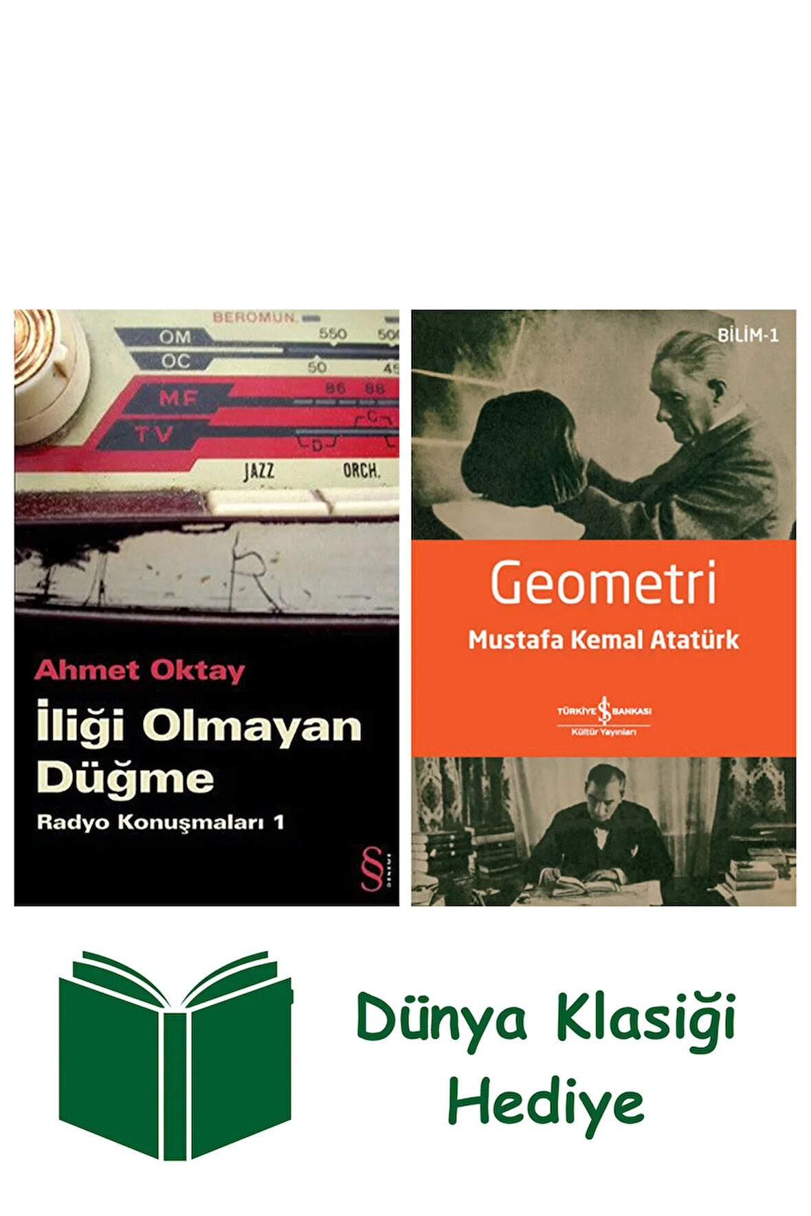 İliği Olmayan Düğme + Geometri + Dünya Klasiği Hediye