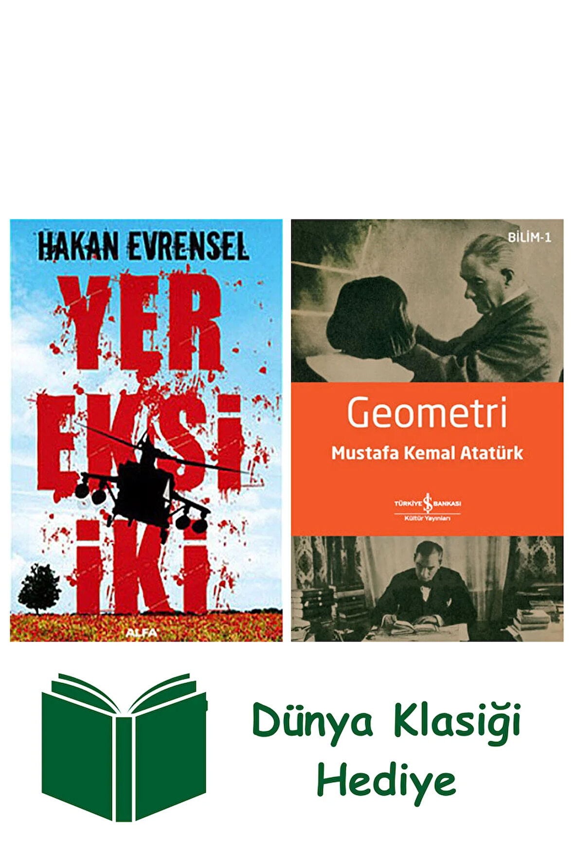 Yer Eksi İki + Geometri + Dünya Klasiği Hediye