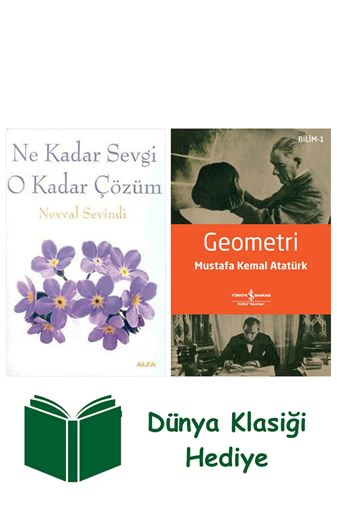 Ne Kadar Sevgi O Kadar Çözüm + Geometri + Dünya Klasiği Hediye