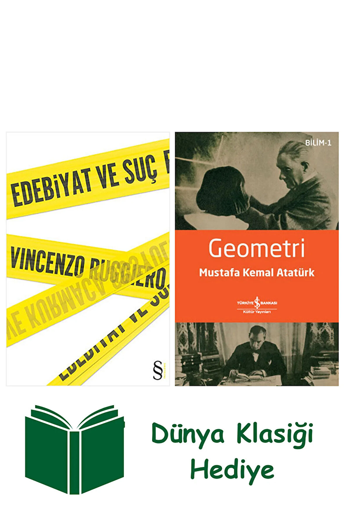 Edebiyat ve Suç + Geometri + Dünya Klasiği Hediye