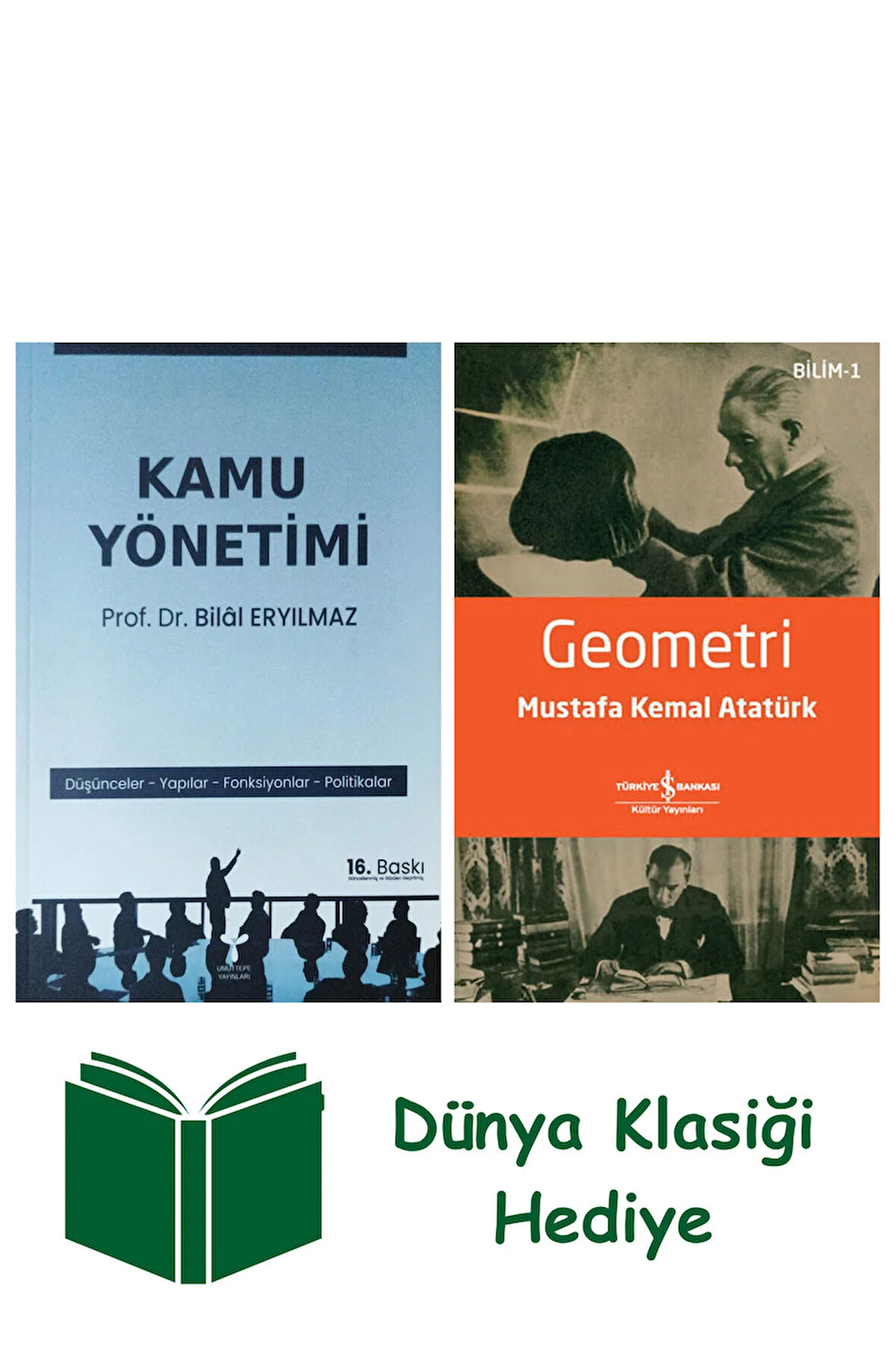 Kamu Yönetimi + Geometri + Dünya Klasiği Hediye