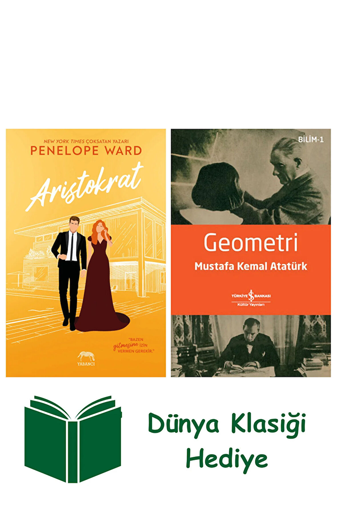 Aristokrat + Geometri + Dünya Klasiği Hediye