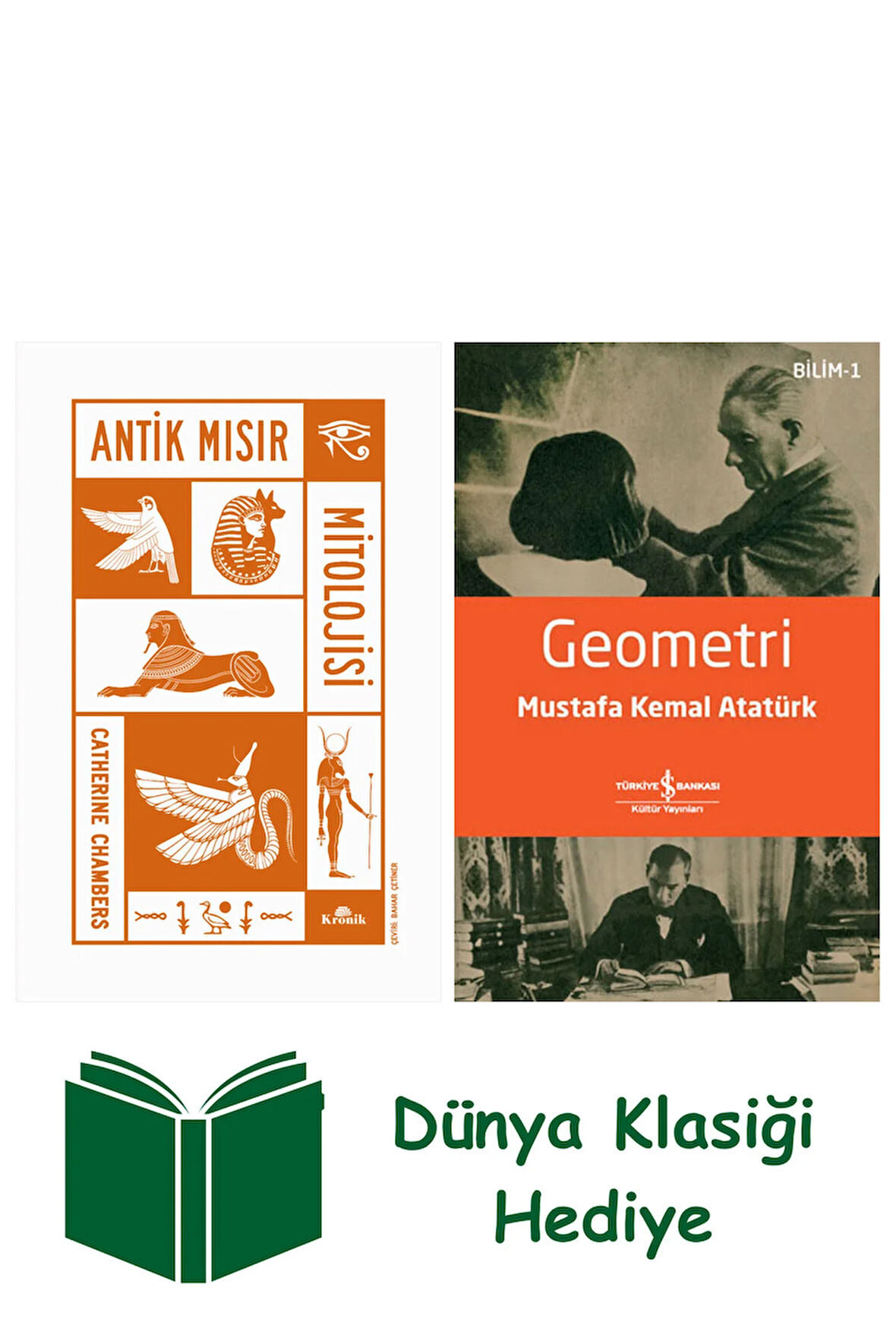 Antik Mısır Mitolojisi + Geometri + Dünya Klasiği Hediye