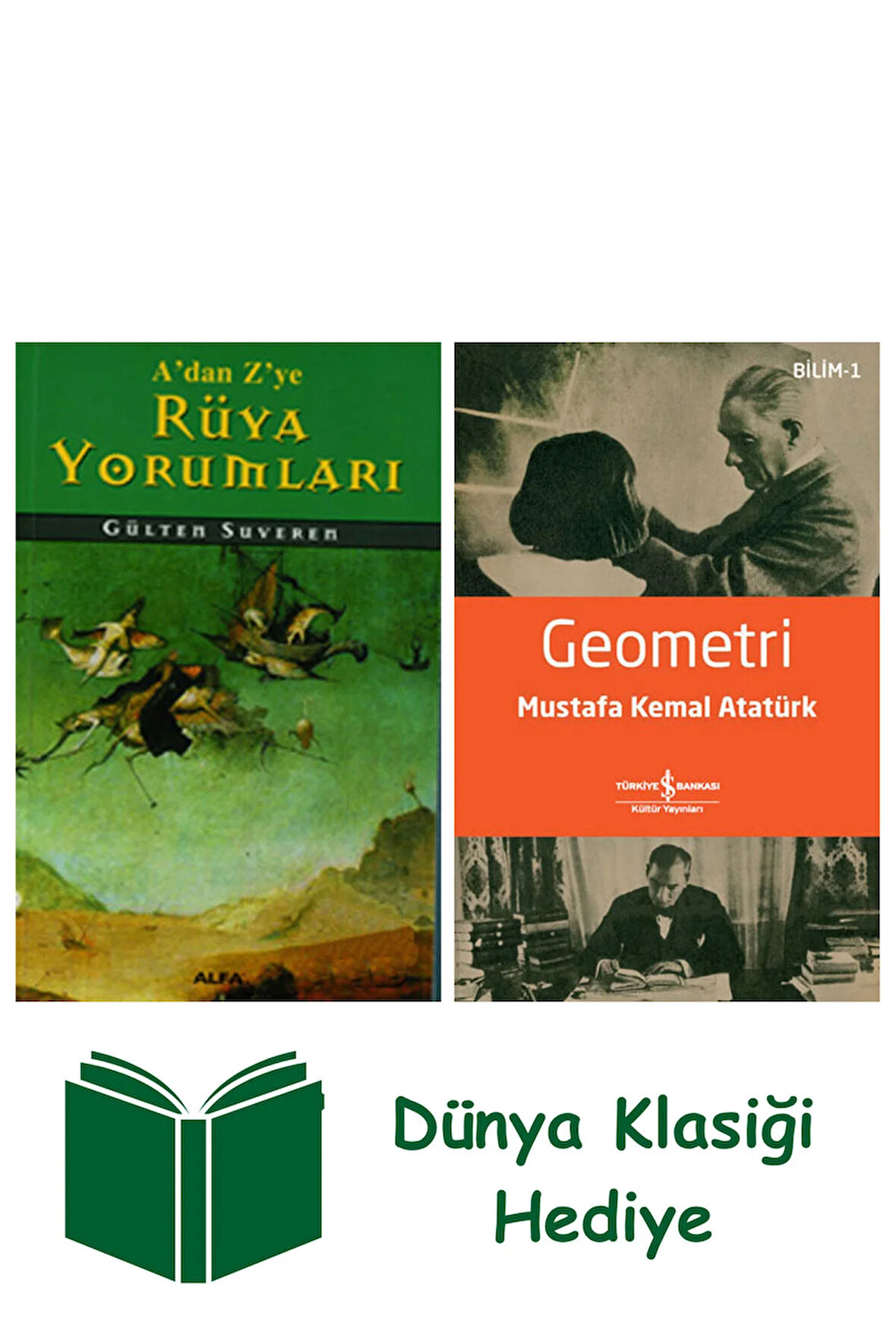 Rüya Yorumları Sözlüğü (Cep Boy) + Geometri + Dünya Klasiği Hediye