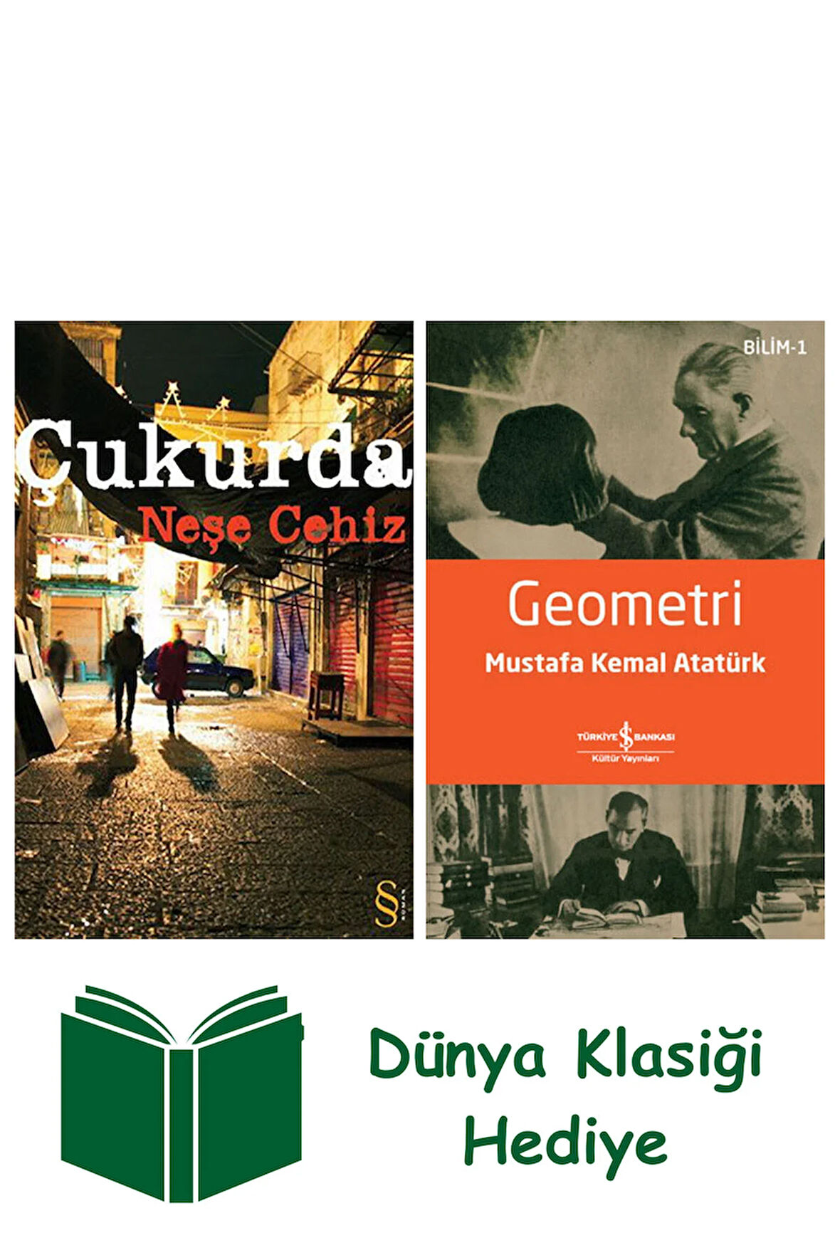 Çukurda + Geometri + Dünya Klasiği Hediye