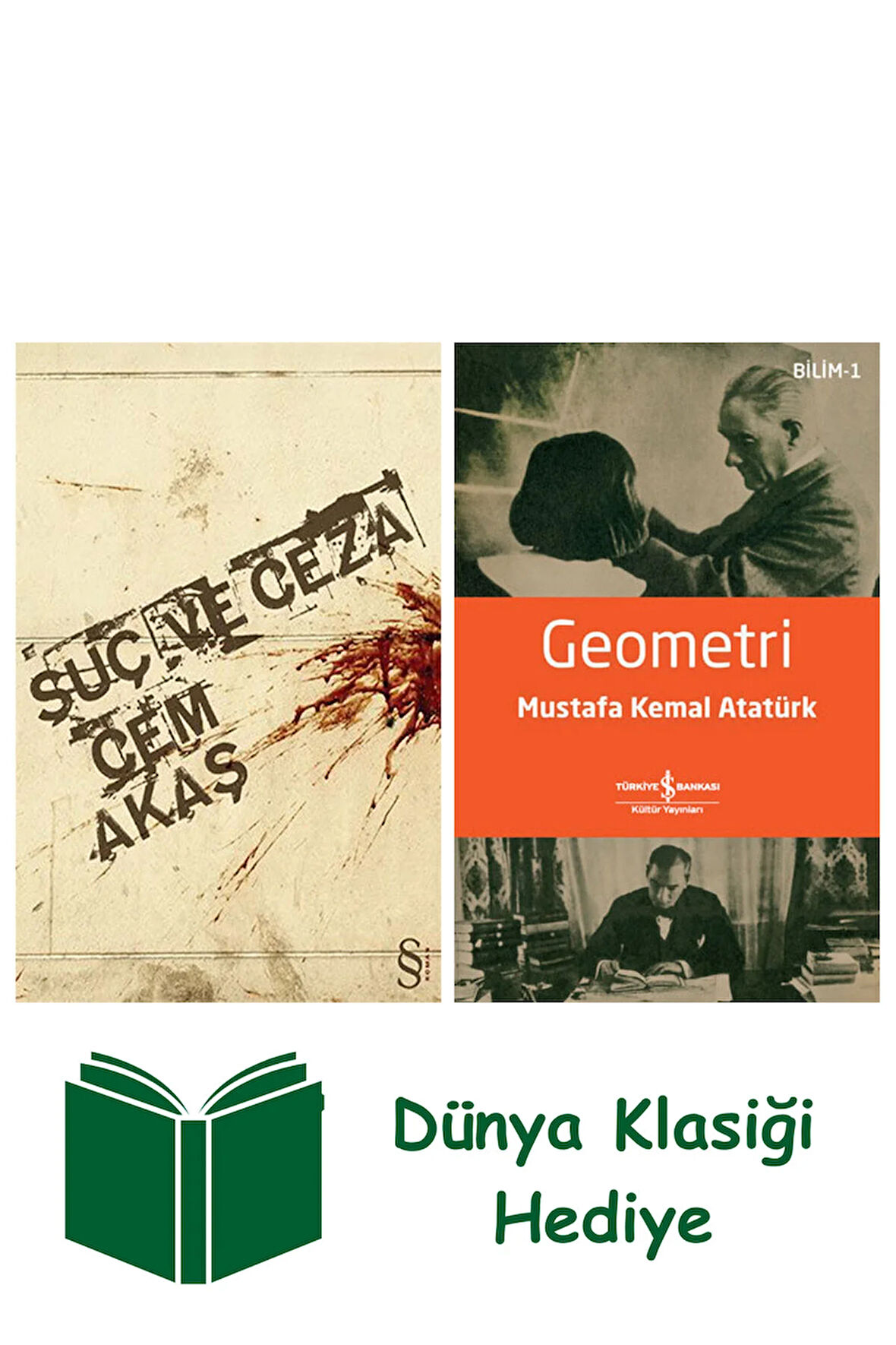Suç ve Ceza + Geometri + Dünya Klasiği Hediye