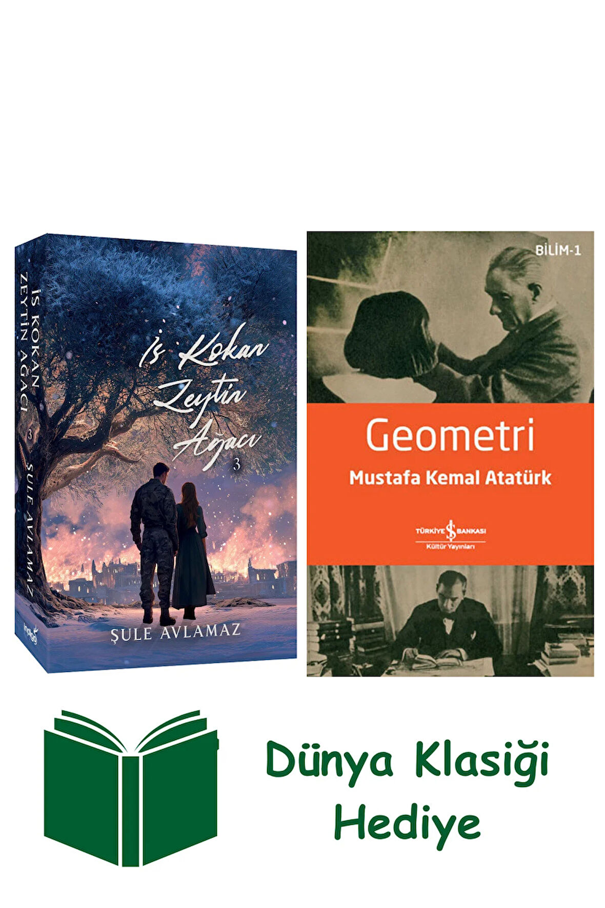 İs Kokan Zeytin Ağacı 3 + Geometri + Dünya Klasiği Hediye