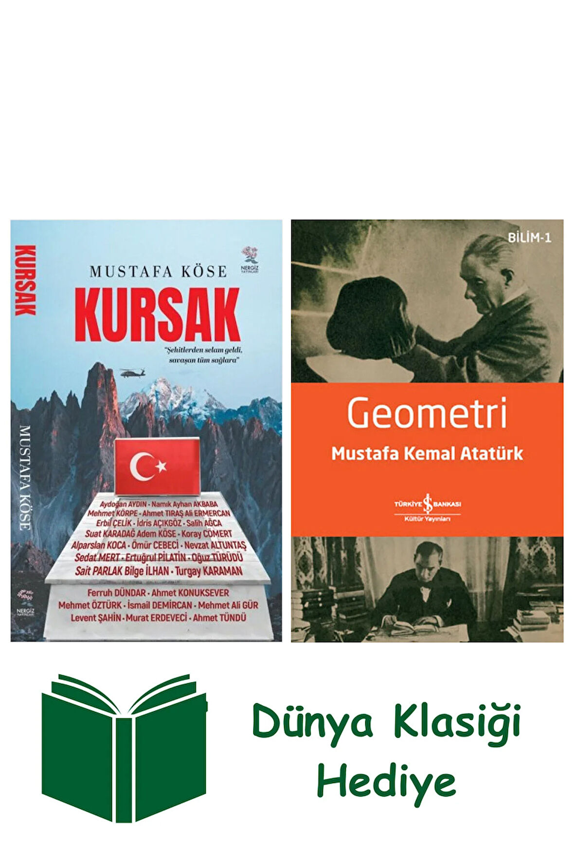 Kursak + Geometri + Dünya Klasiği Hediye