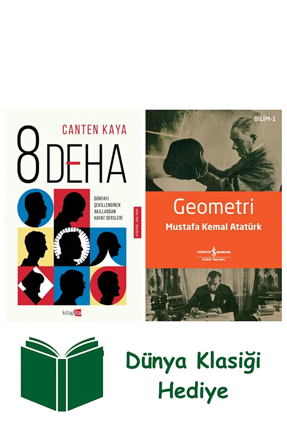8 Deha + Geometri + Dünya Klasiği Hediye