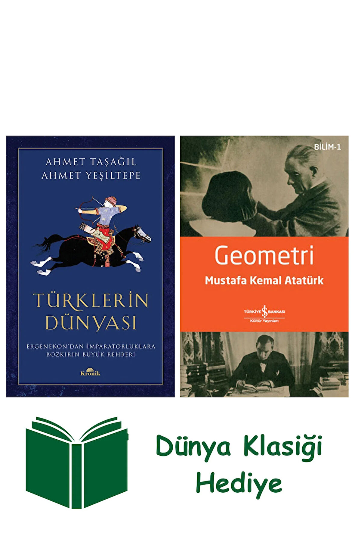 Türklerin Dünyası + Geometri + Dünya Klasiği Hediye