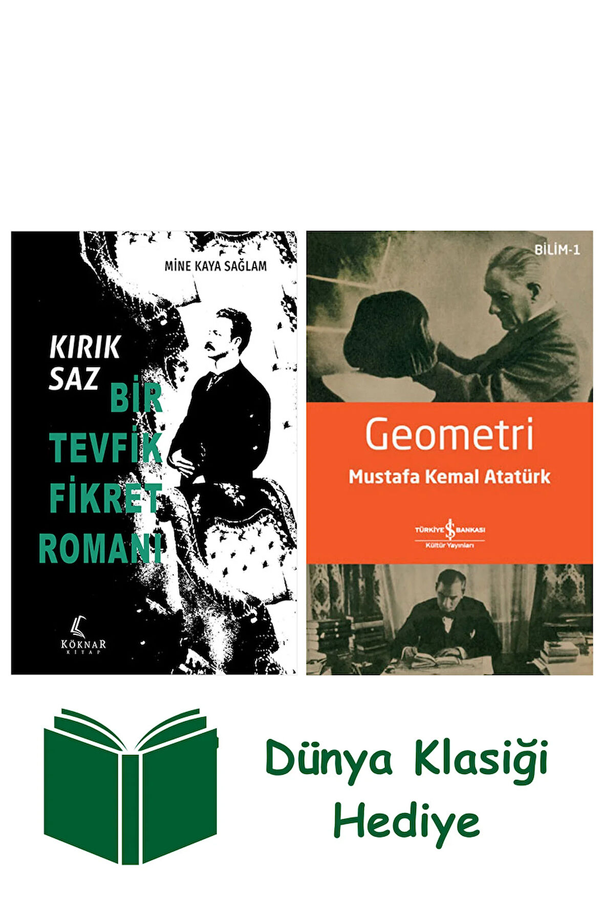 Kırık Saz - Bir Tevfik Fikret Romanı + Geometri + Dünya Klasiği Hediye