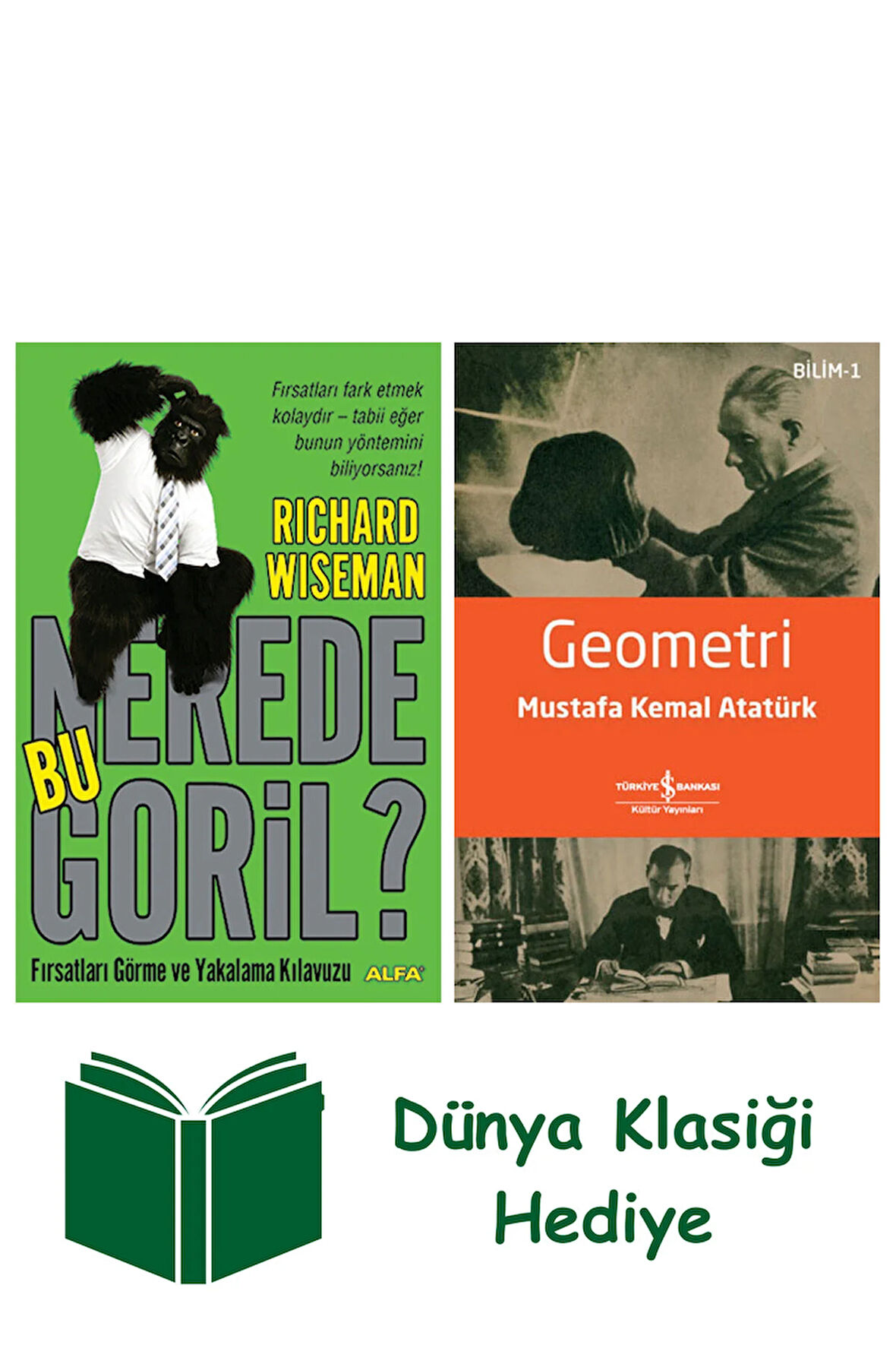 Nerede Bu Goril ? + Geometri + Dünya Klasiği Hediye