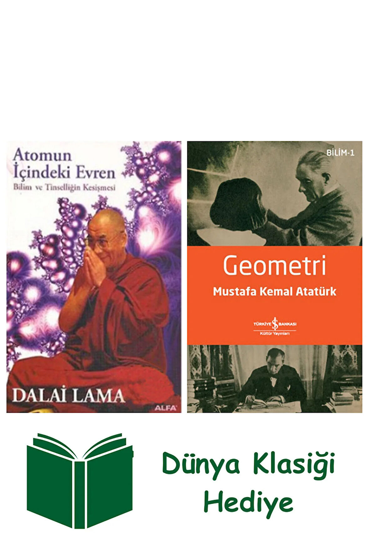 Atomun İçindeki Evren + Geometri + Dünya Klasiği Hediye