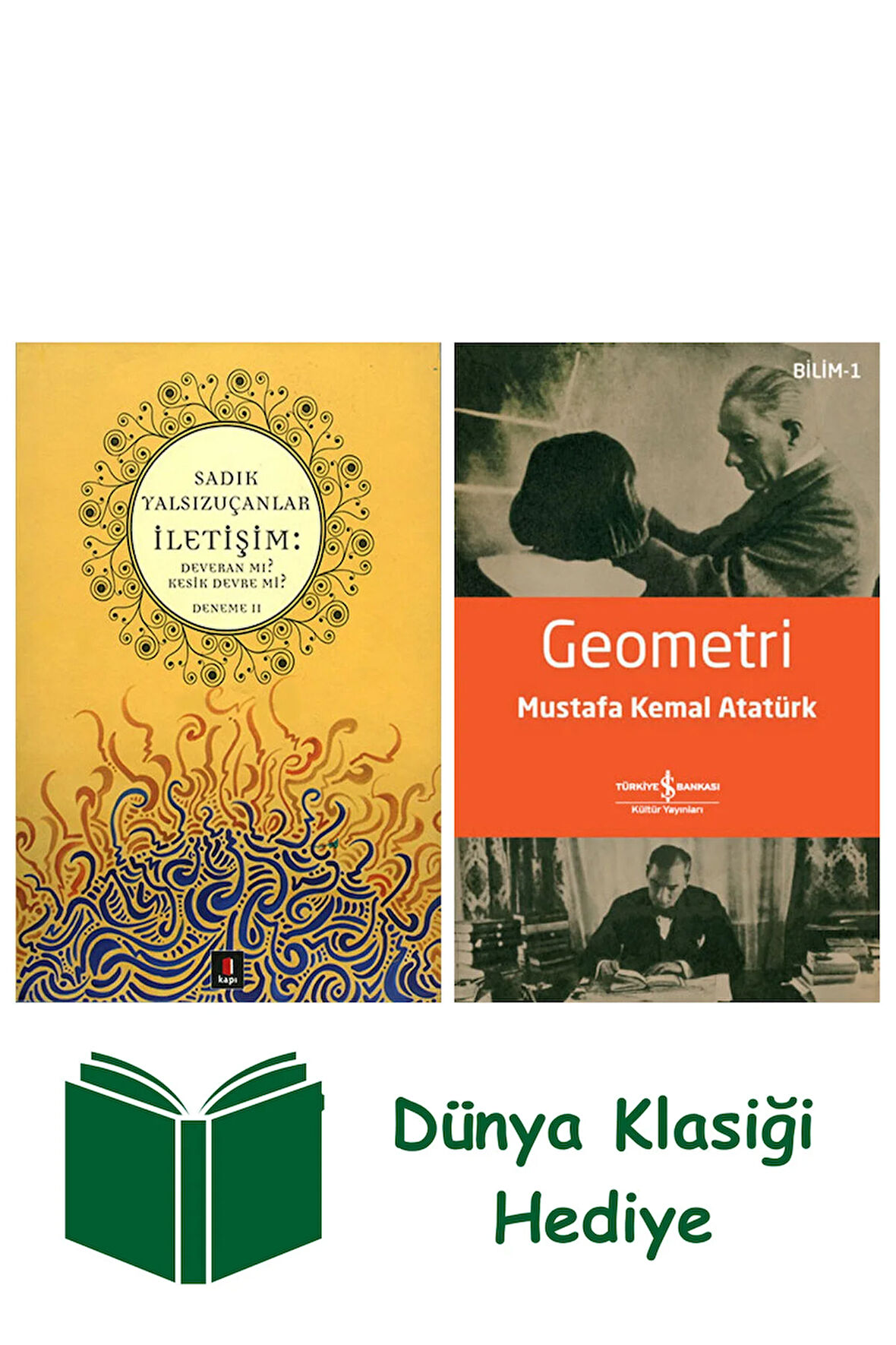 İletişim + Geometri + Dünya Klasiği Hediye