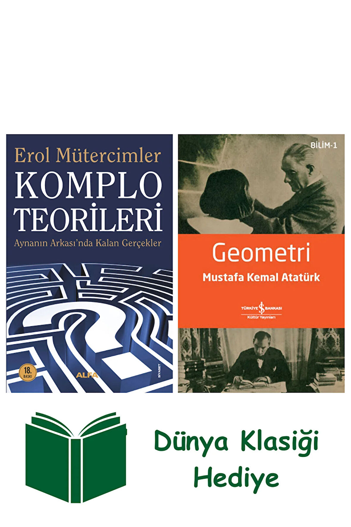 Komplo Teorileri + Geometri + Dünya Klasiği Hediye