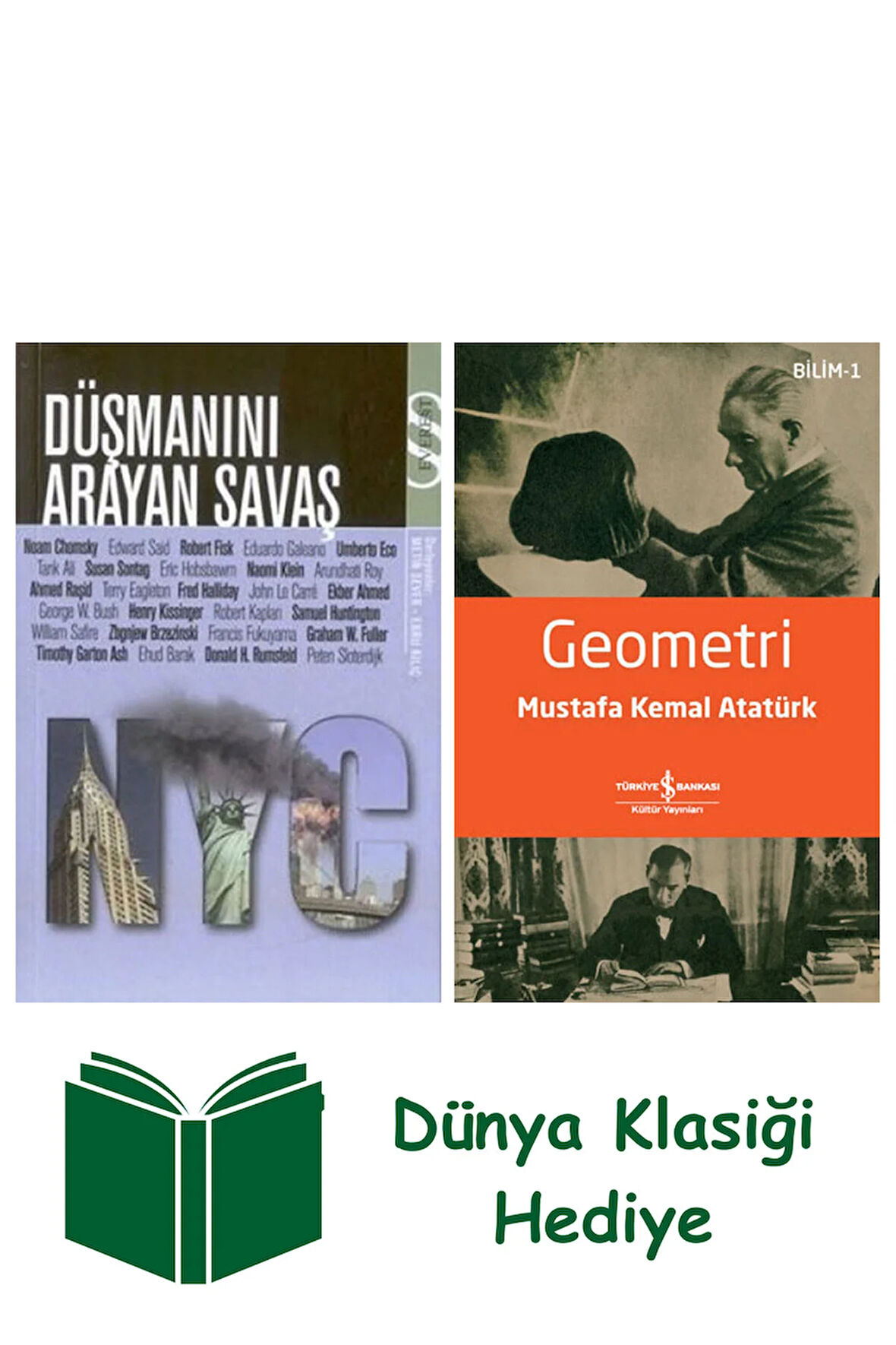 Düşmanını Arayan Savaş + Geometri + Dünya Klasiği Hediye