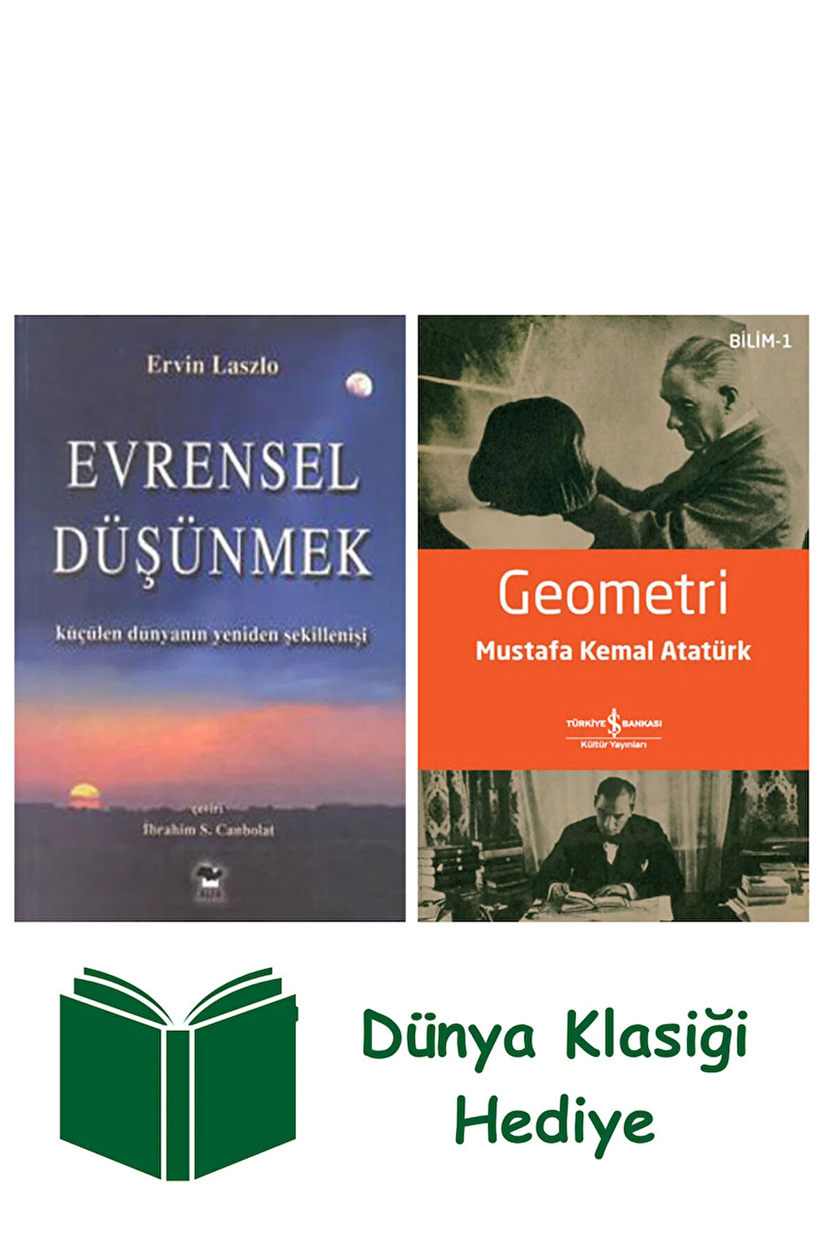 Evrensel Düşünmek + Geometri + Dünya Klasiği Hediye