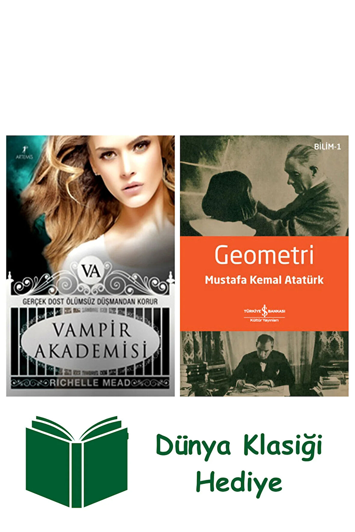 Vampir Akademisi + Geometri + Dünya Klasiği Hediye