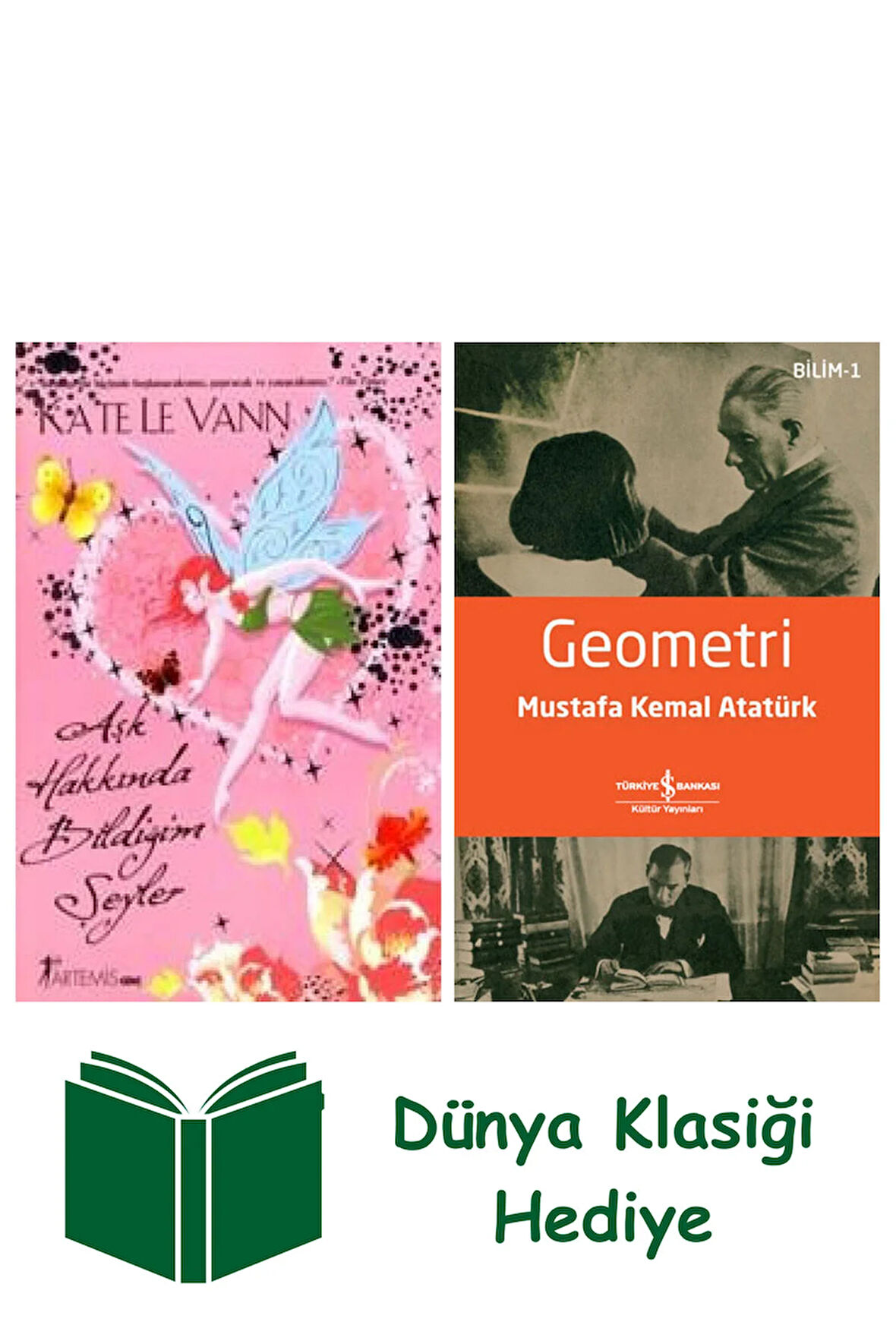 Aşk Hakkında Bildiğim Şeyler + Geometri + Dünya Klasiği Hediye