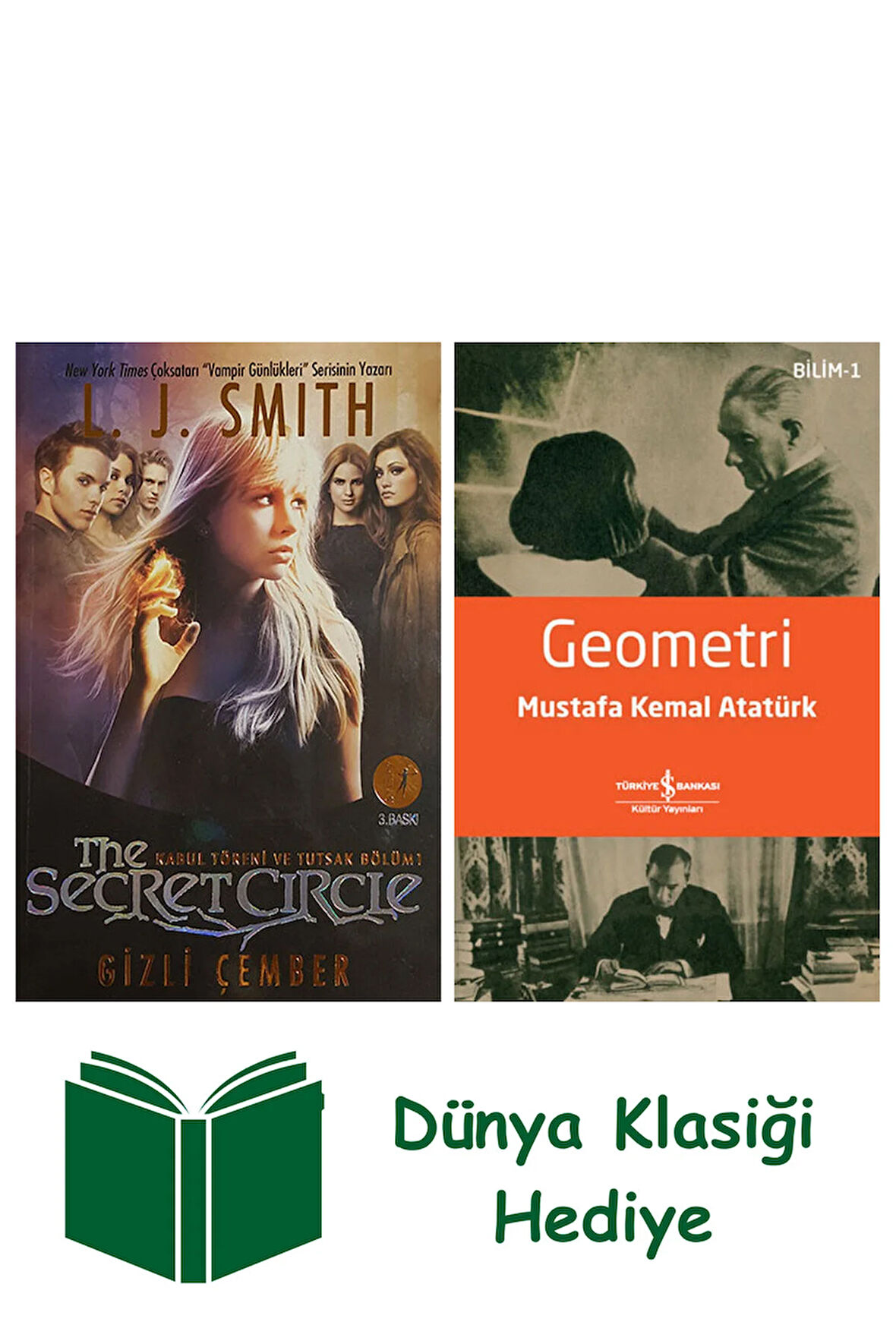 The Secret Circle + Geometri + Dünya Klasiği Hediye