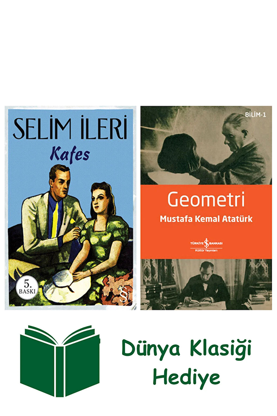 Kafes + Geometri + Dünya Klasiği Hediye