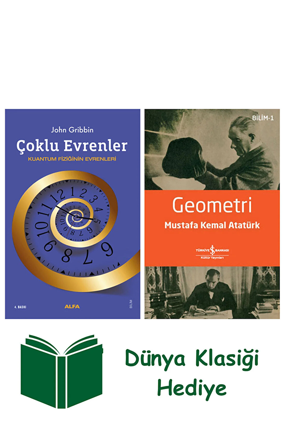 Çoklu Evrenler + Geometri + Dünya Klasiği Hediye