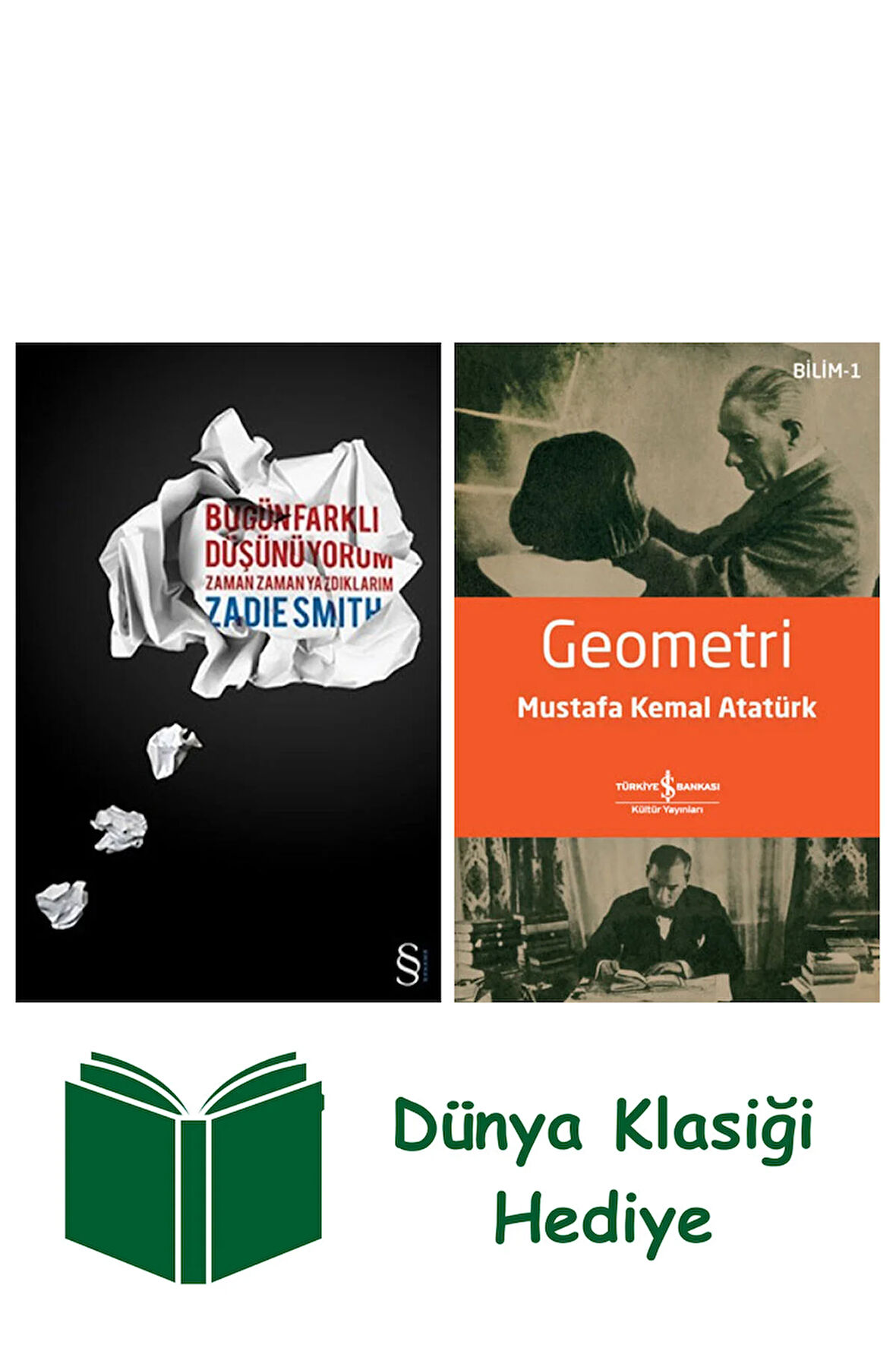 Bugün Farklı Düşünüyorum + Geometri + Dünya Klasiği Hediye