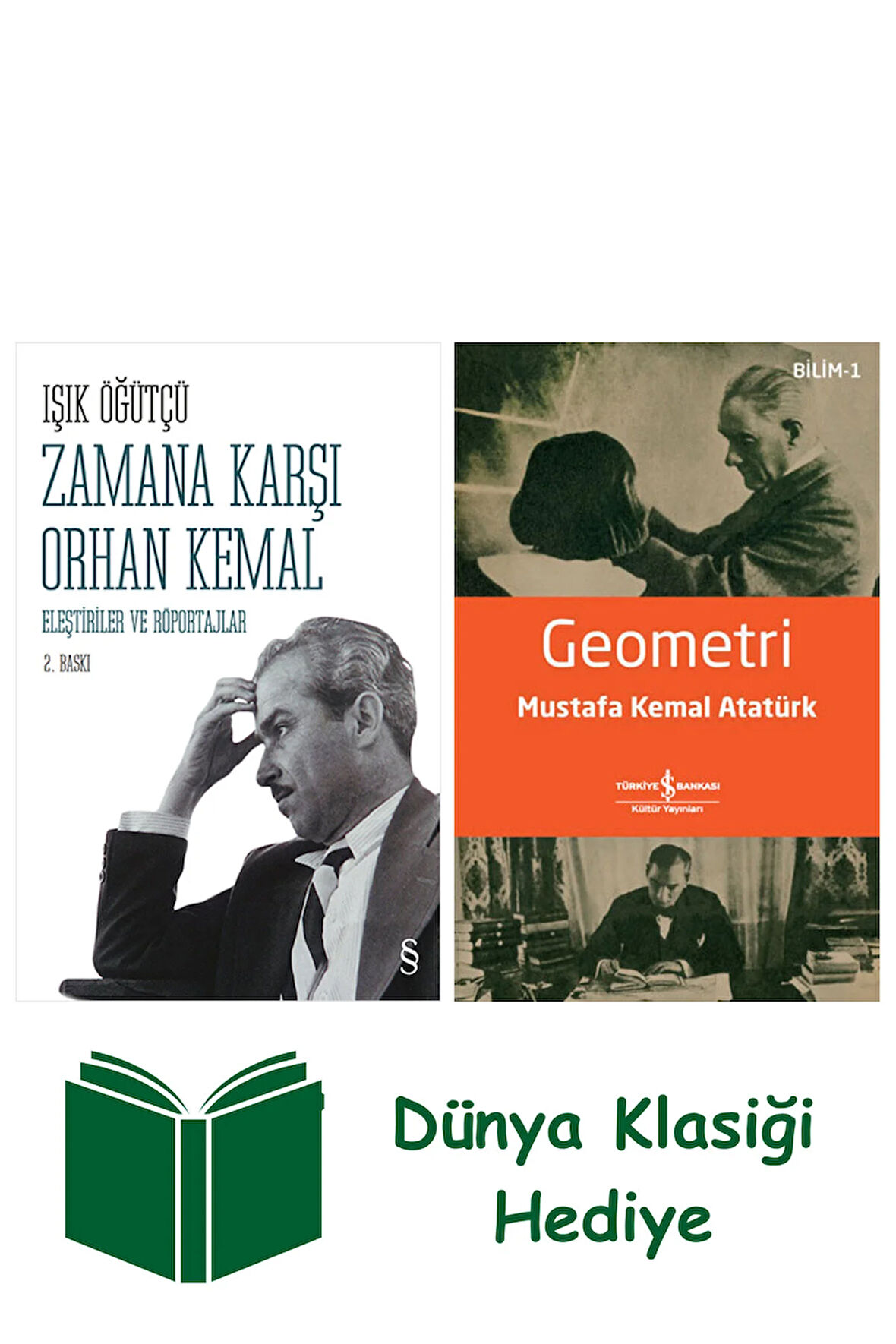 Zamana Karşı Orhan Kemal + Geometri + Dünya Klasiği Hediye