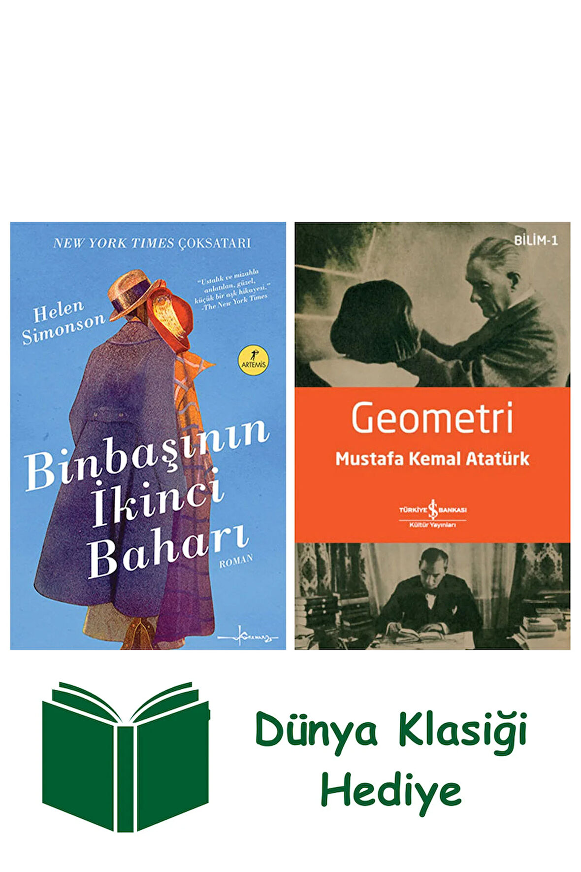 Binbaşının İkinci Baharı + Geometri + Dünya Klasiği Hediye