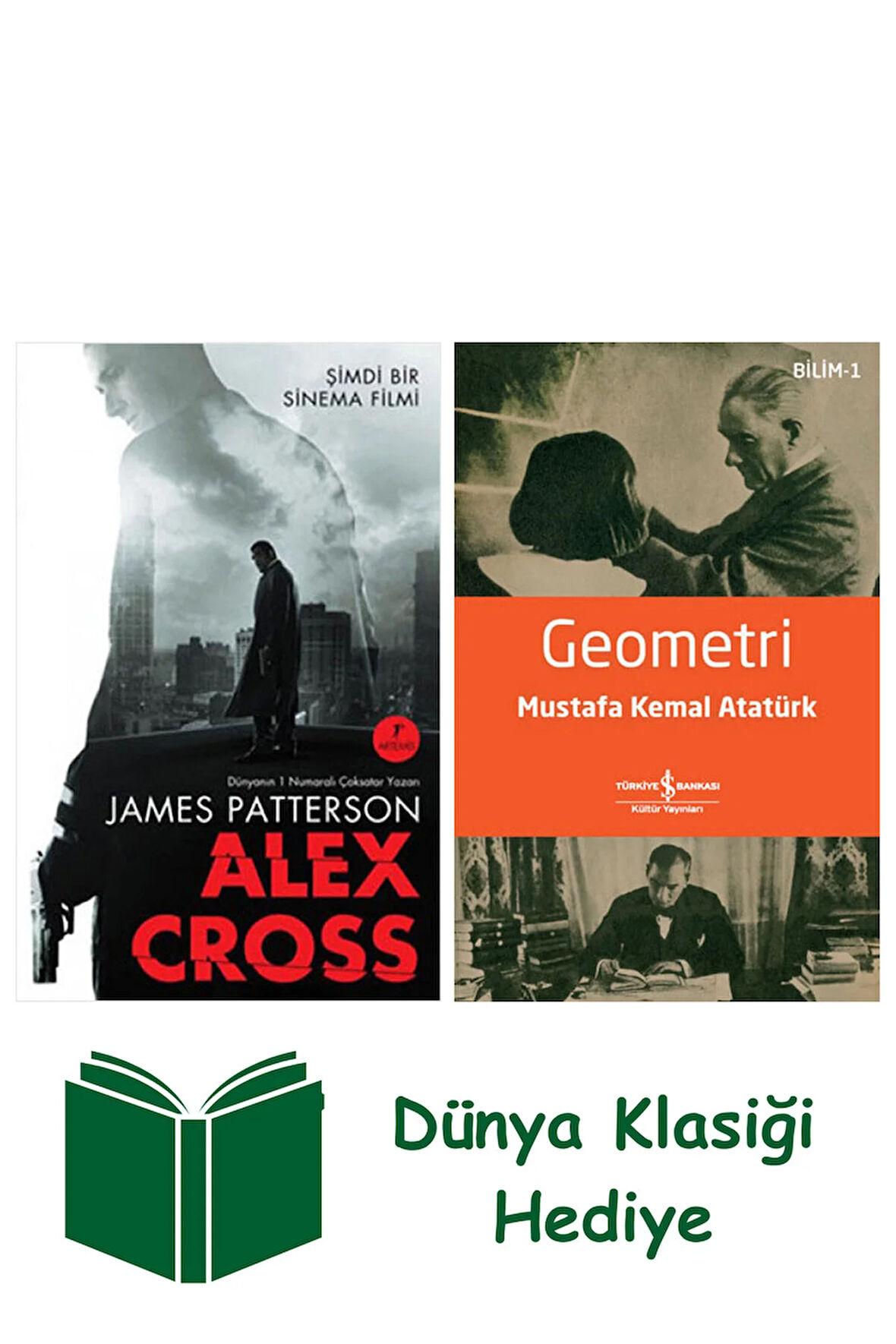 Alex Cross + Geometri + Dünya Klasiği Hediye