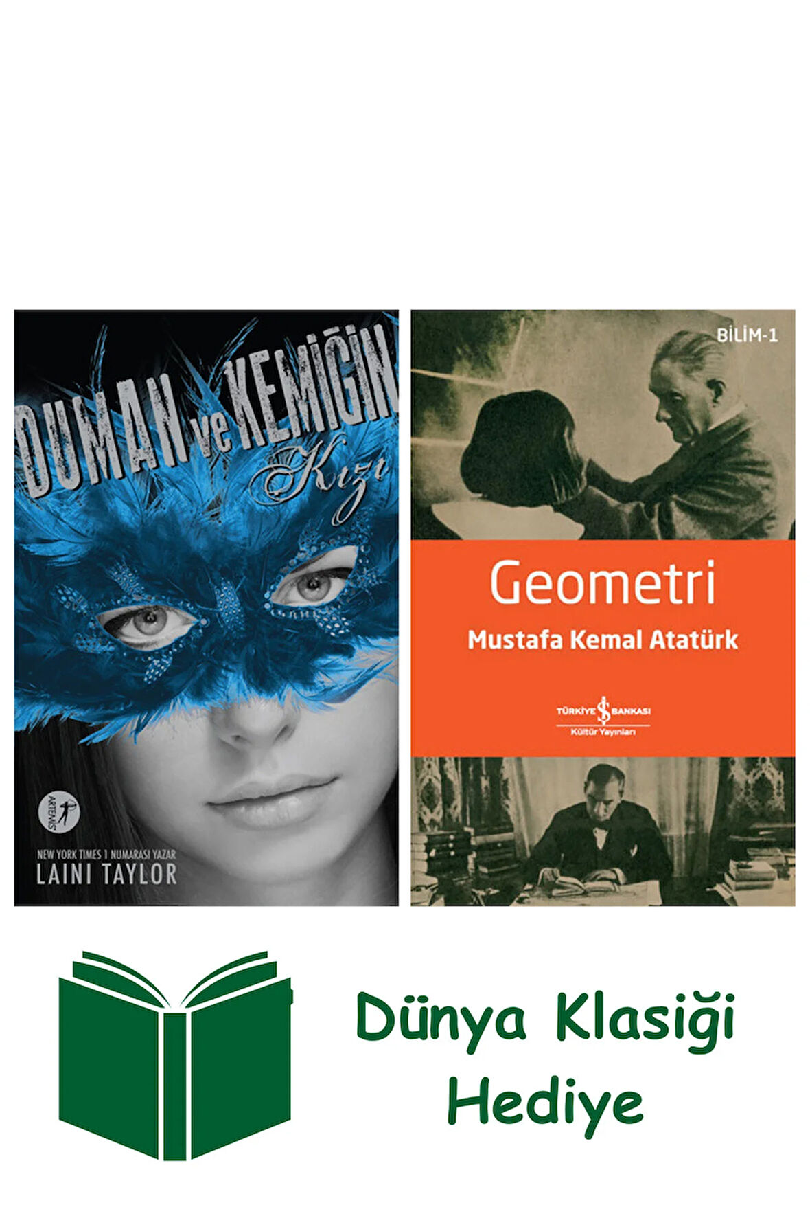 Duman ve Kemiğin Kızı + Geometri + Dünya Klasiği Hediye