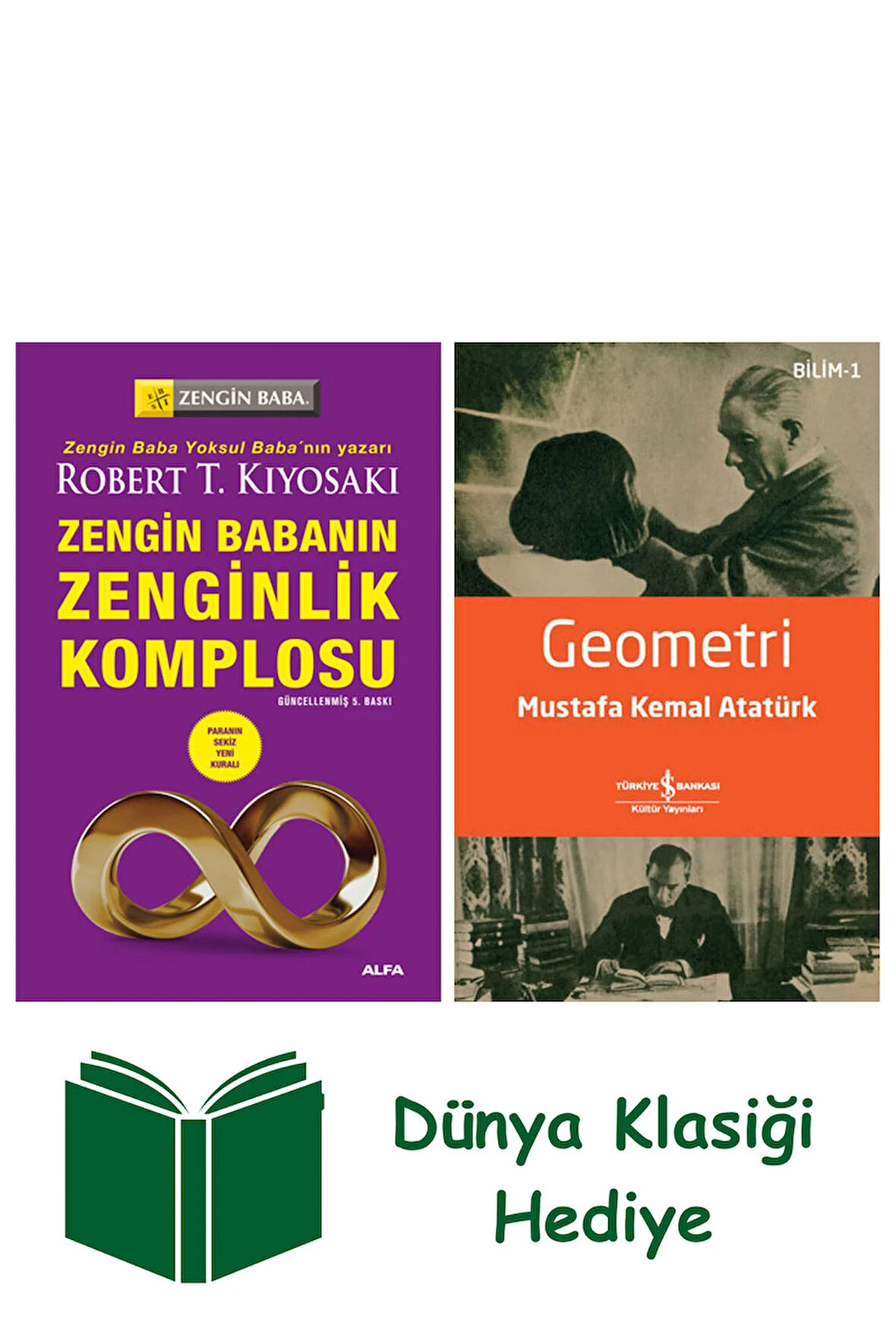 Zengin Babanın Zenginlik Komplosu + Geometri + Dünya Klasiği Hediye
